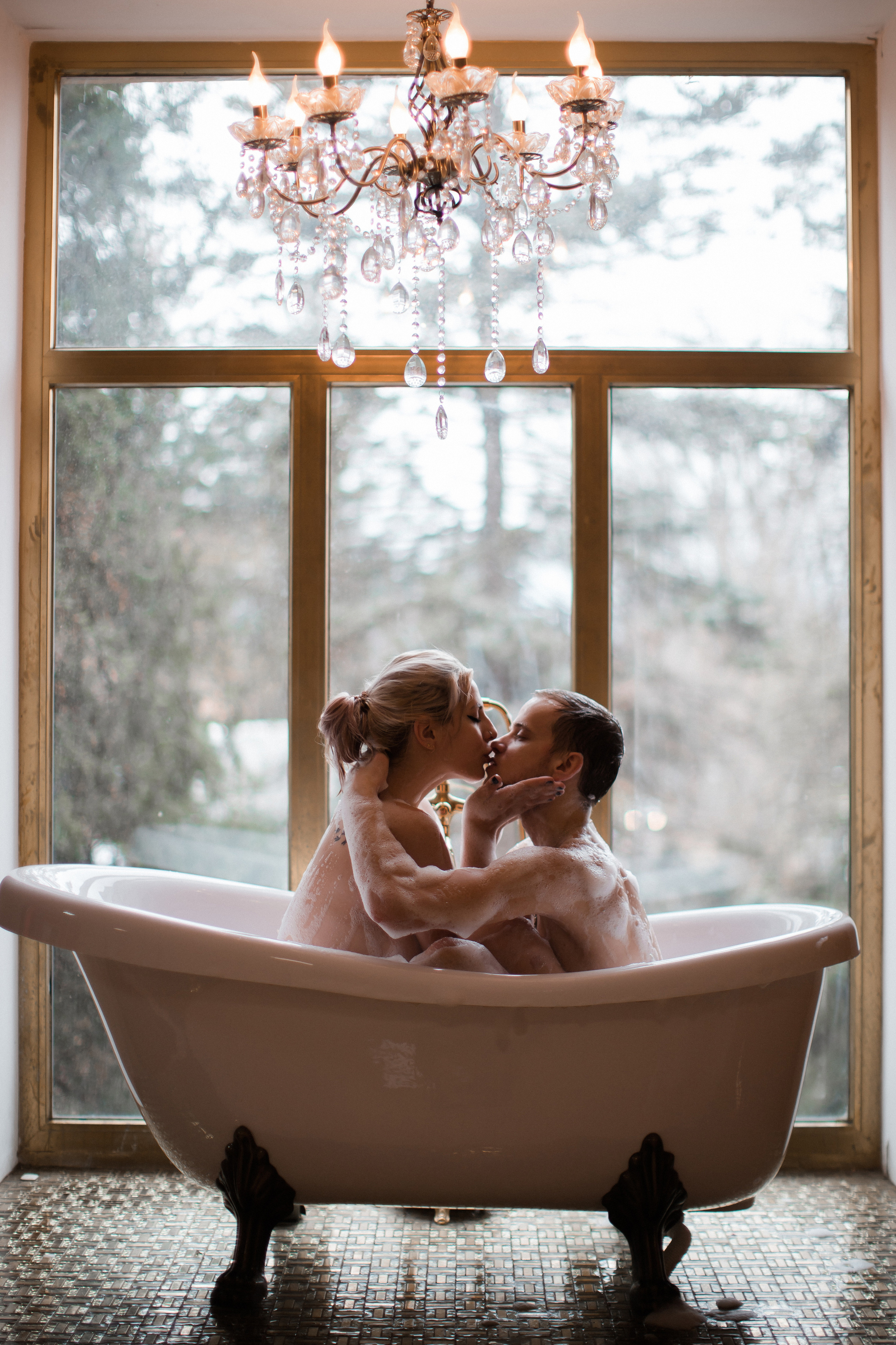 Фотосессия в ванной. Свадебный фотограф Краснодар Елена Воробьева