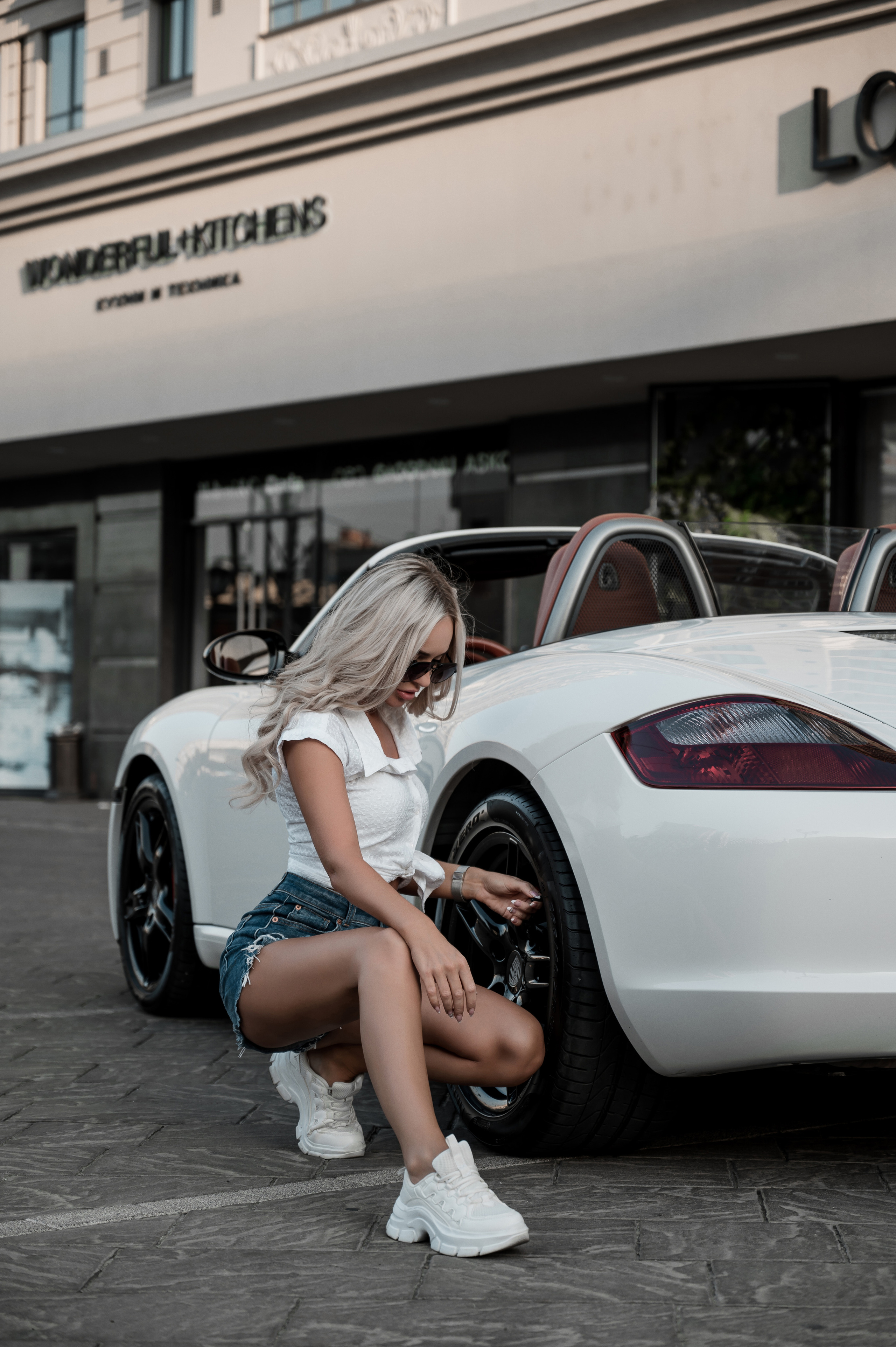 Фотосессия с кабриолетом. Свадебный фотограф Краснодар Елена Воробьева