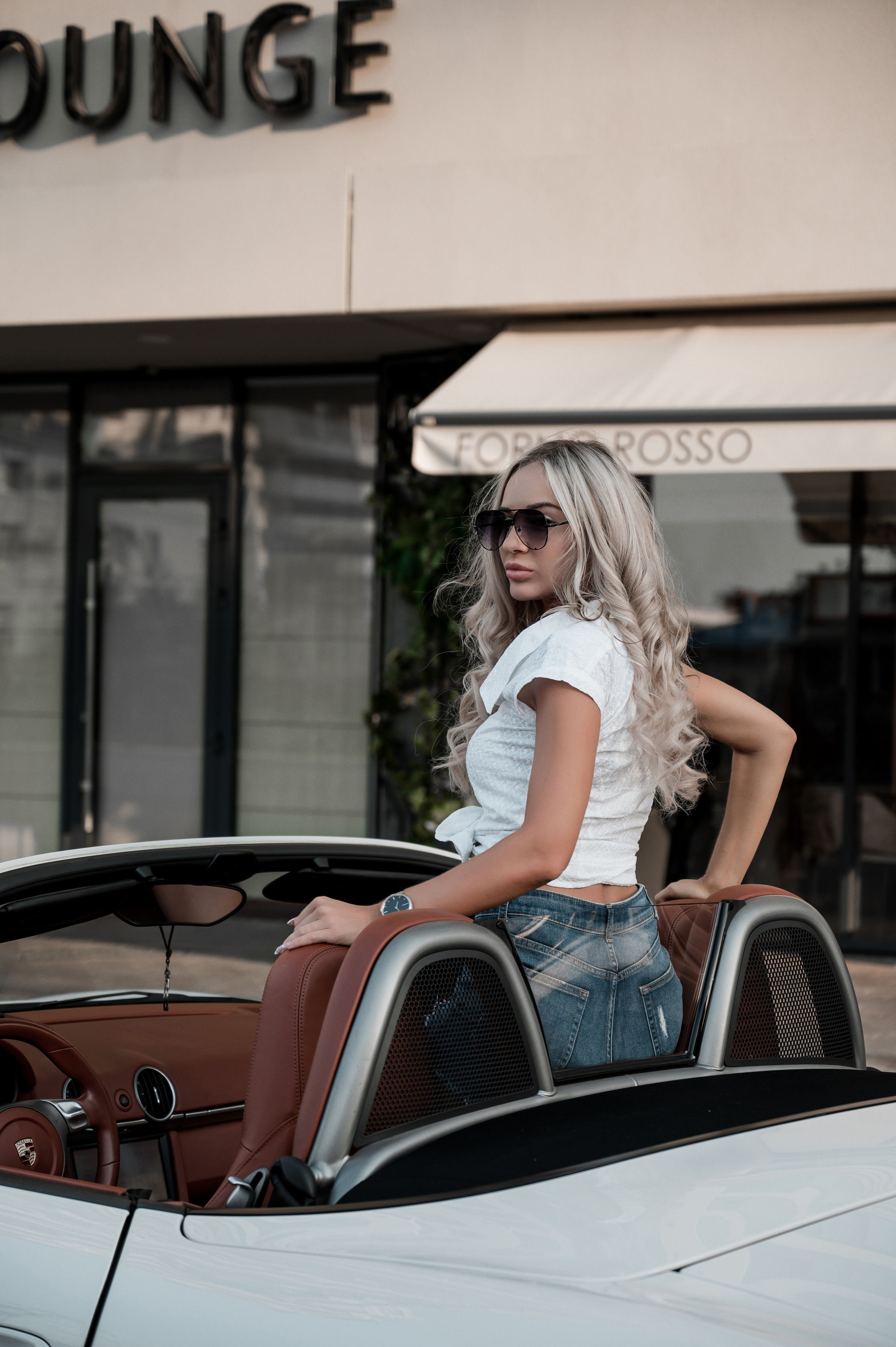 Фотосессия с кабриолетом. Свадебный фотограф Краснодар Елена Воробьева