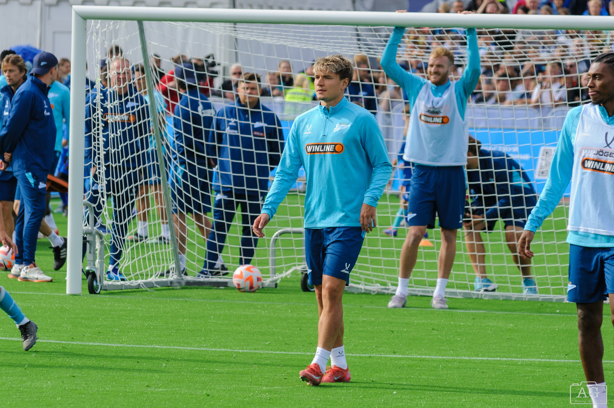 Открытая тренировка ФК «Зенит». Алексей Горчаков. Фотограф на ваш праздник