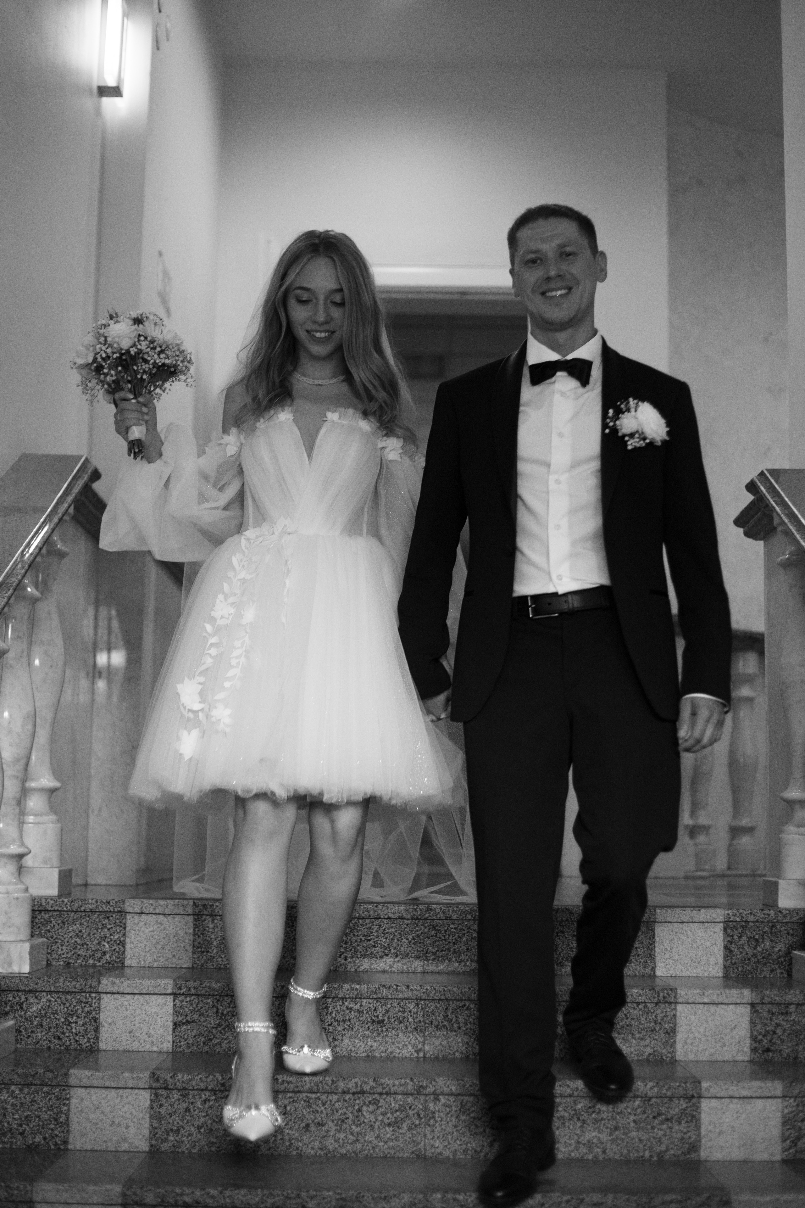 Свадебная прогулка и ЗАГС Кристины и Ильи. Портретный фотограф в Казани Алёна Евсеева