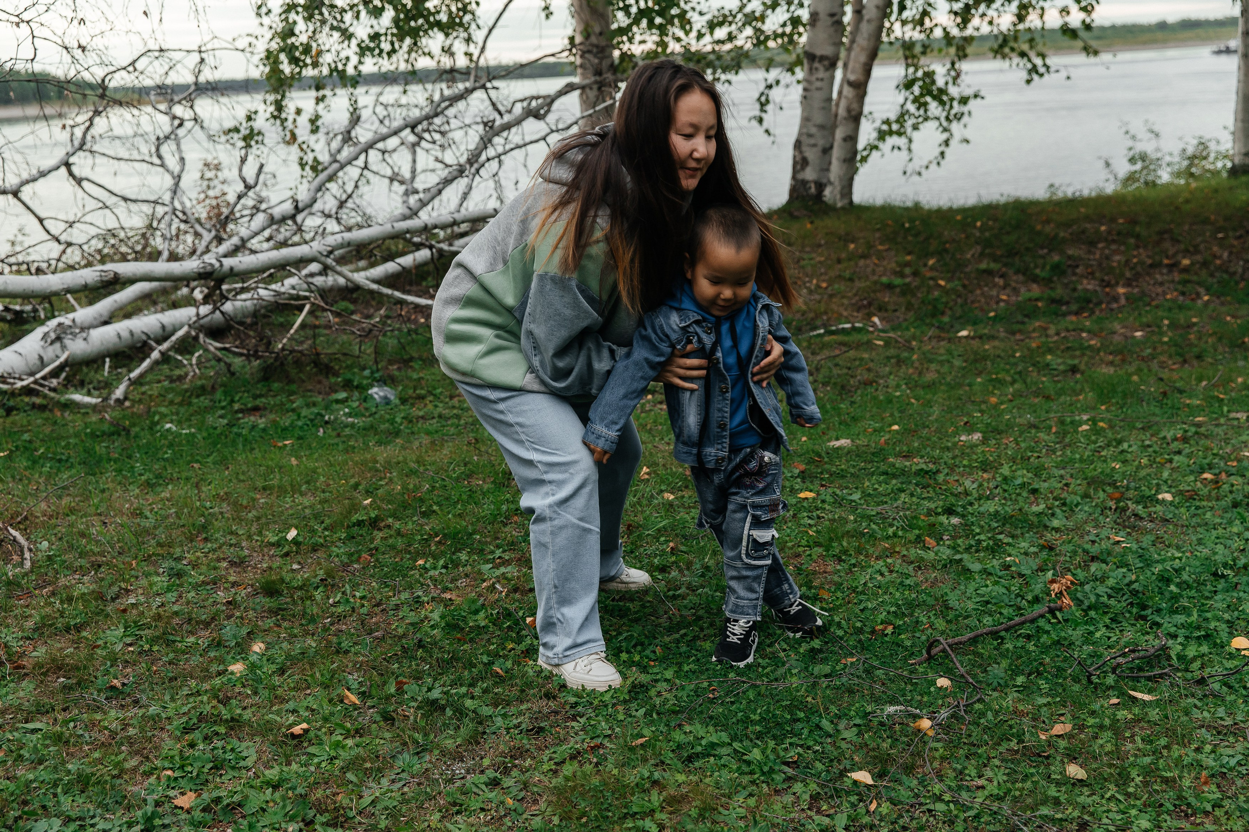 Лера и сын. Воронистая Анастасия. Фотограф Якутия, Томпонский район