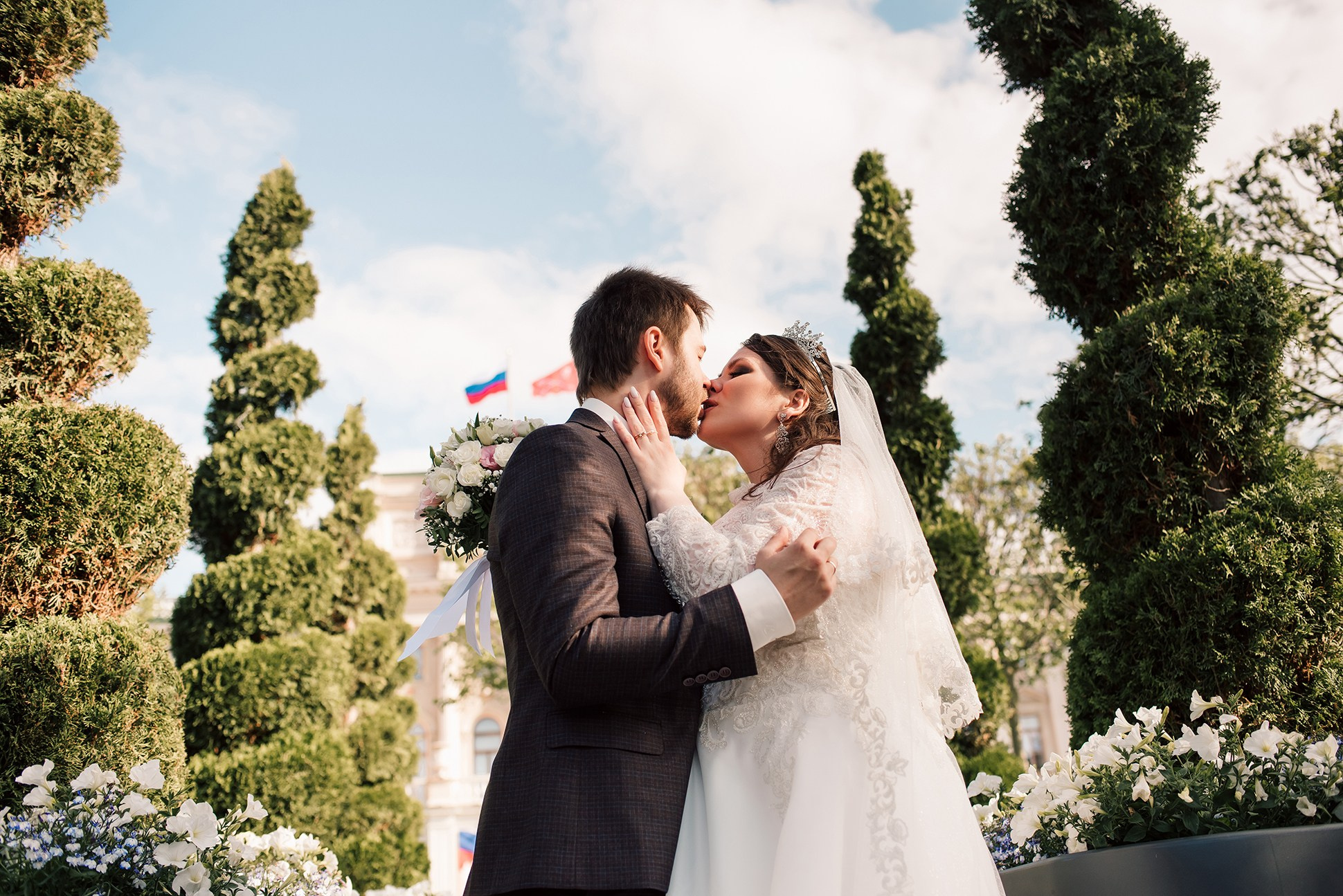 Алина и Илья. Свадебная классика. Семейный и Свадебный фотограф. Санкт-Петербург. Пушкин