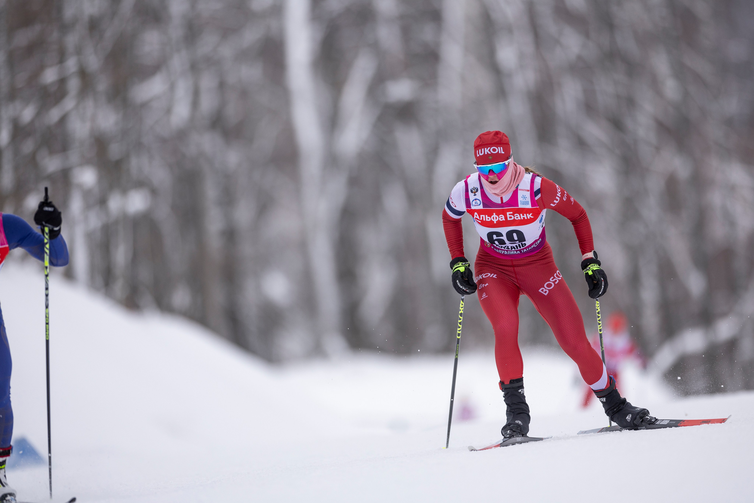 Кубок Росси по лыжным гонкам 2024. Женщины 10 км. Спортивный репортажный фотограф Казань Нафис Сиразетдинов