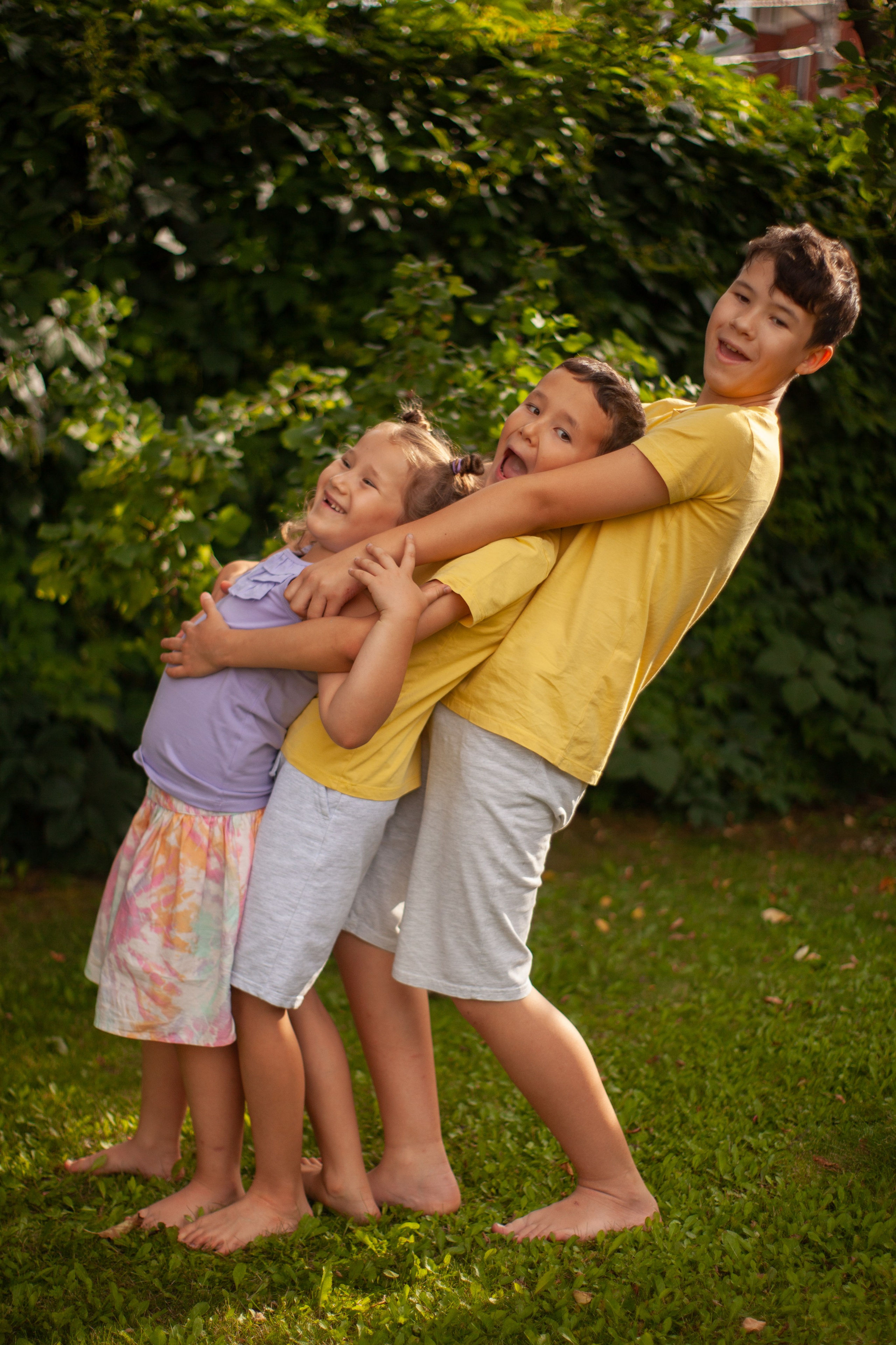 Асель и братья. Детская съёмка в Казани. Марина Лавинская Фотограф из Москвы