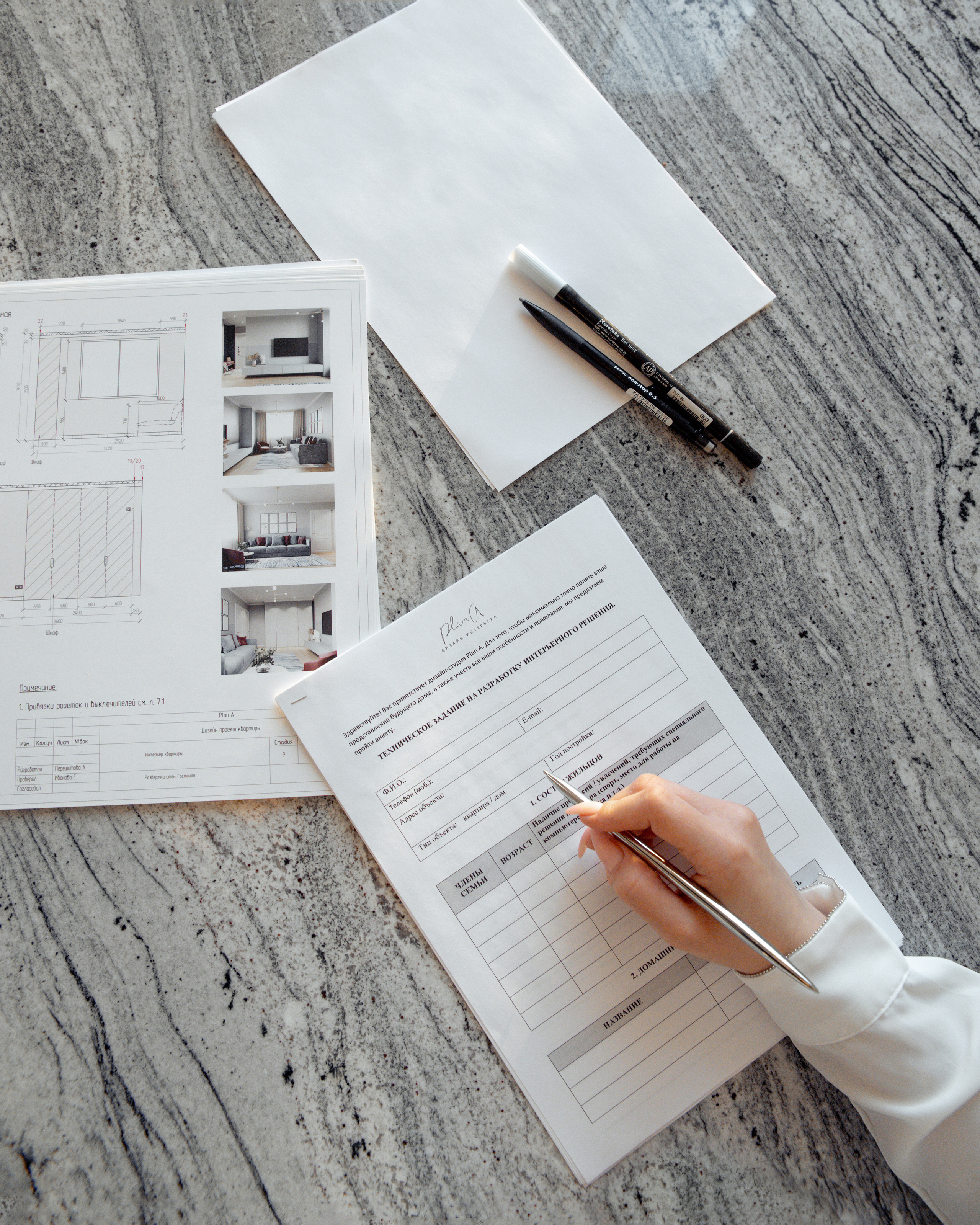 Контент съемка для студии дизайна Plan-A в Петербурге. Фотограф в Санкт-Петербурге и Москве