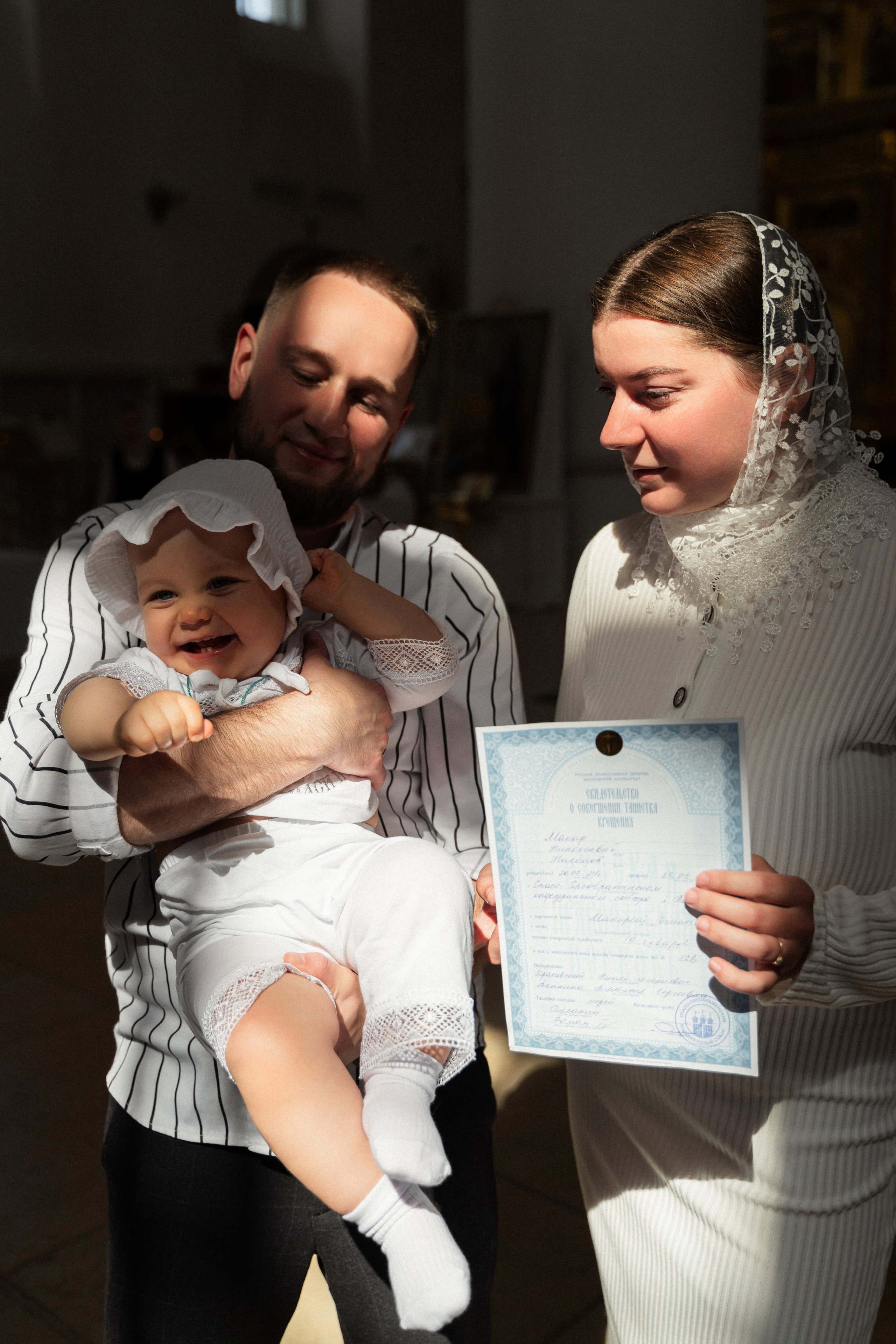 Крещение Макара. Фотограф Алина Филимонова Тверь