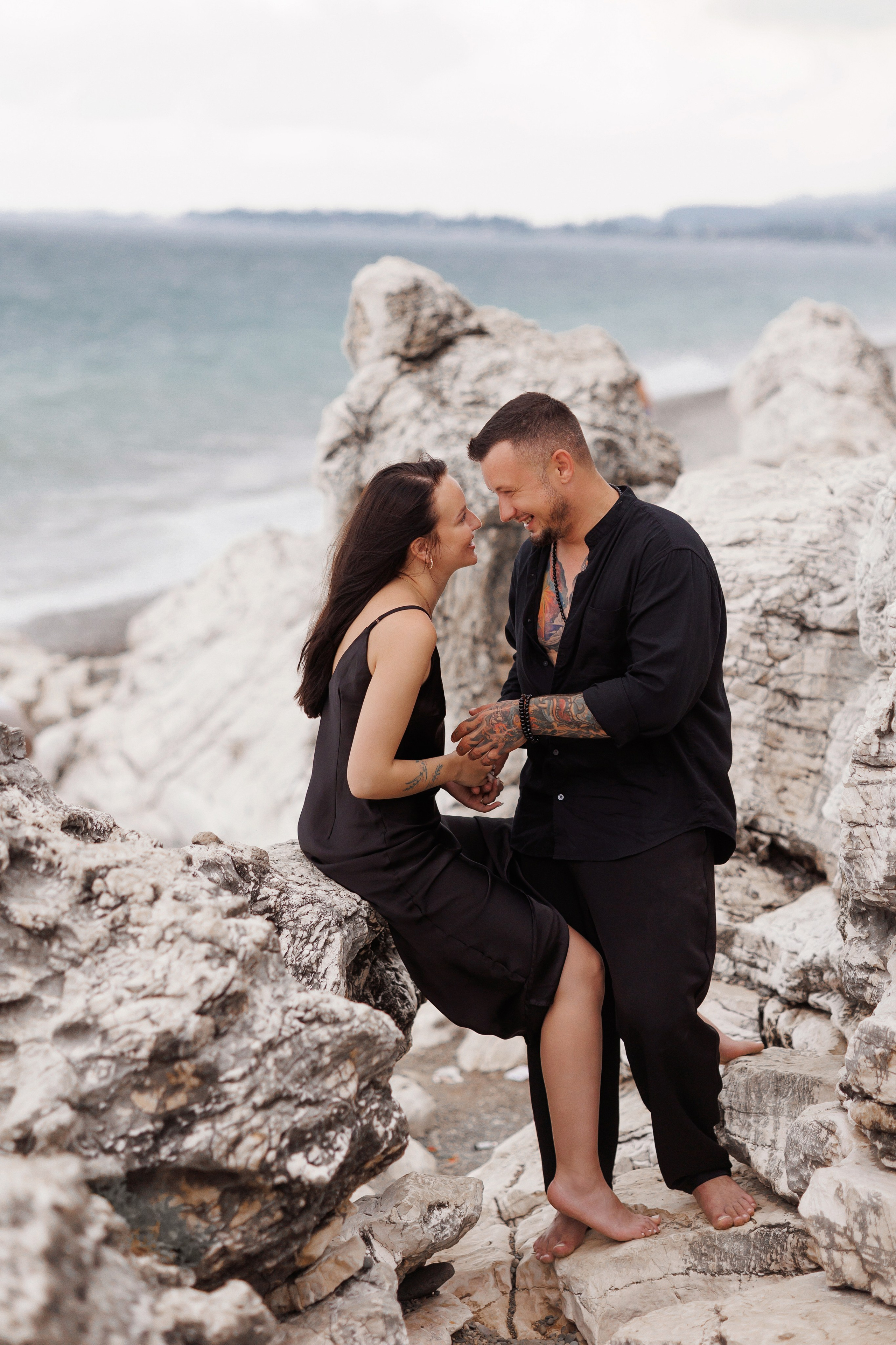 Парная фотосессия у моря. Свадебный и семейный фотограф в Сочи Денис Вялов