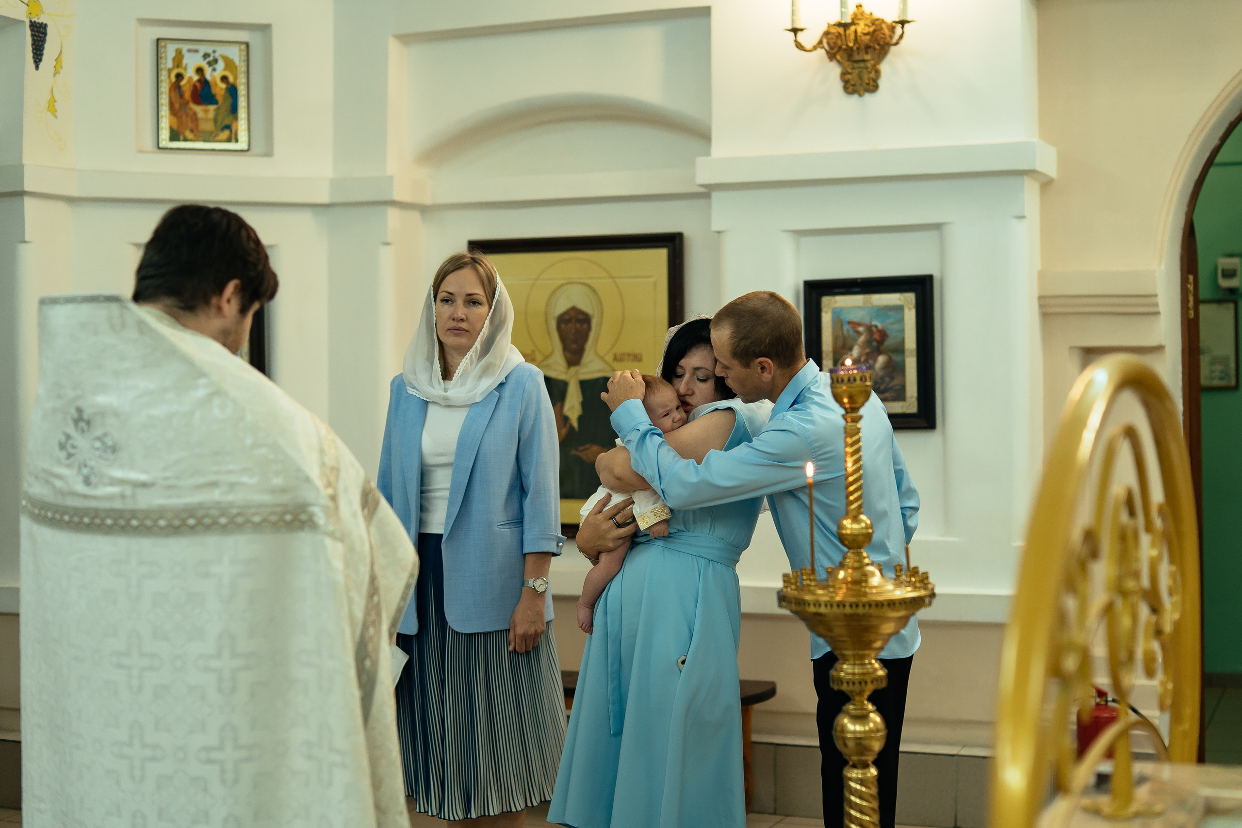 Крещение и венчание. Семейный и детский фотограф в Красноярске Байкалова Людмила