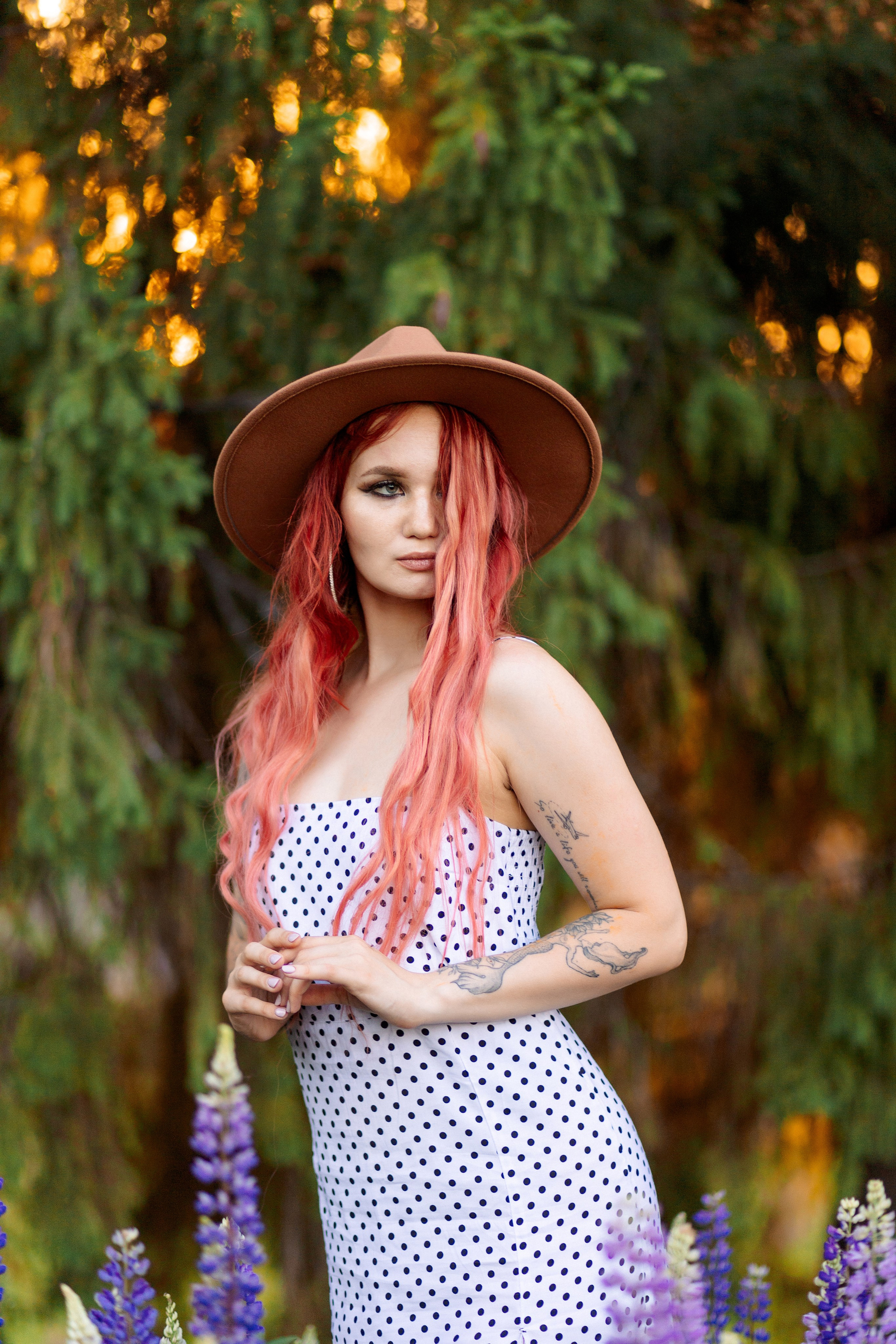 Люпиновая Фотосессия на закате. Профессиональный фотограф в Ижевске Леша Петров