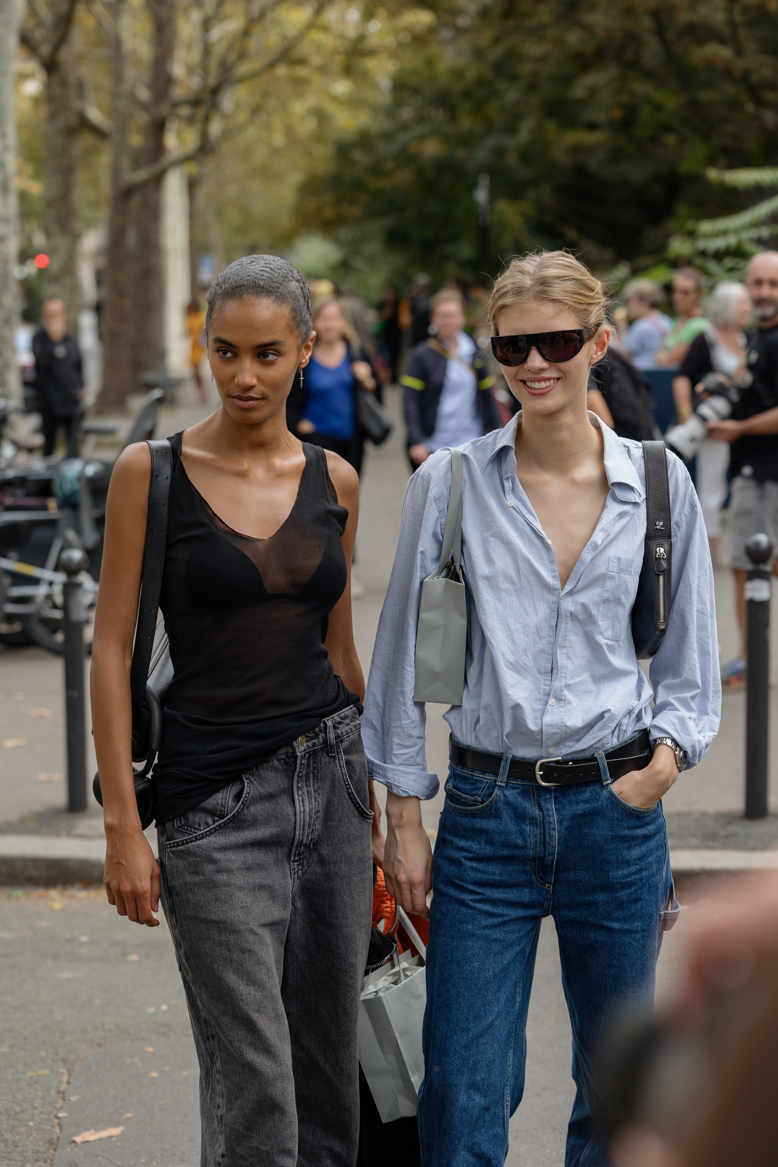 PFW SPRING SUMMER 2024 RABANNE. Photographer in Milan Ivan Goncharov