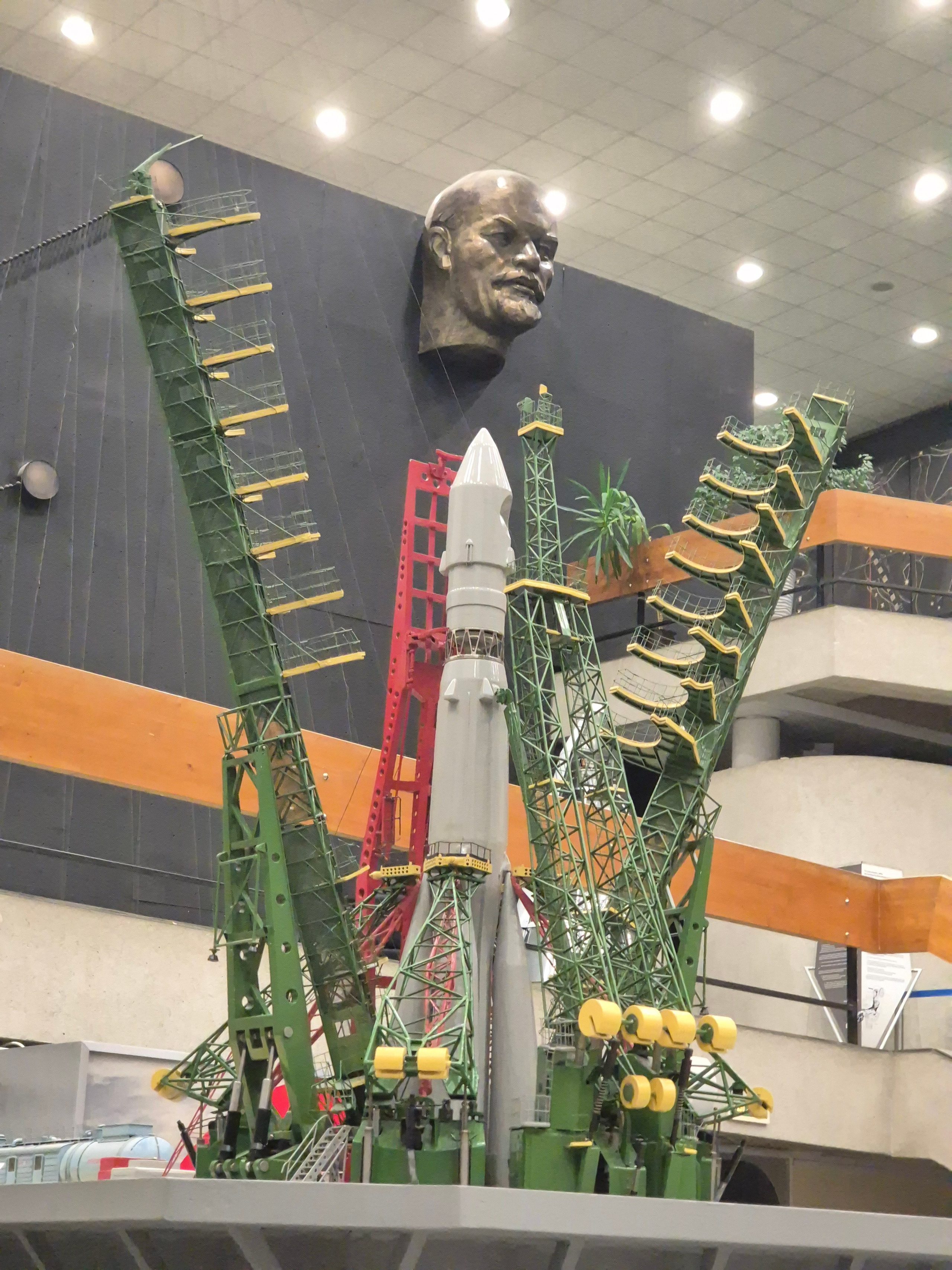 Модель стартового комплекса космодрома Байконур