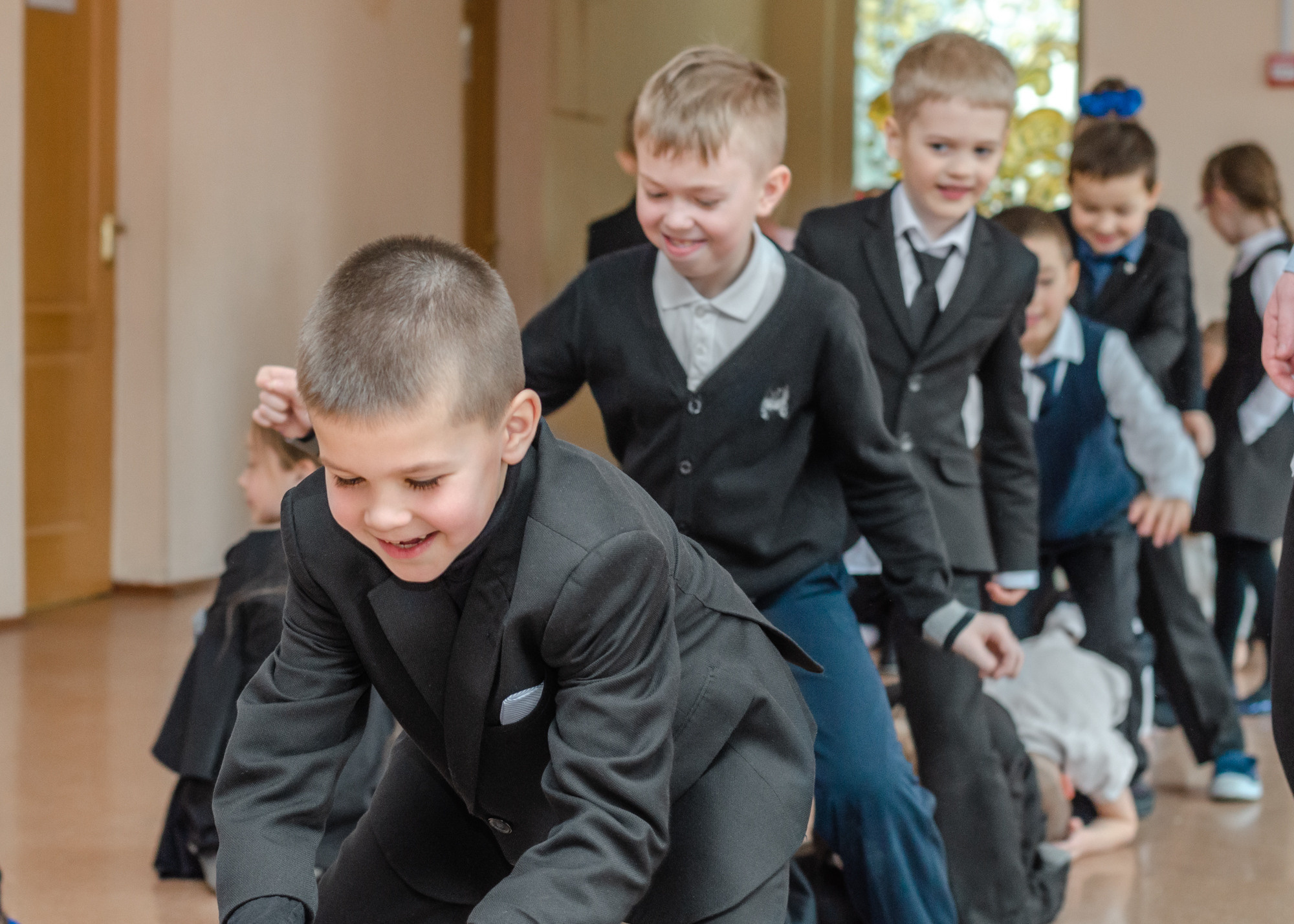 Перемена в школе, репортаж.