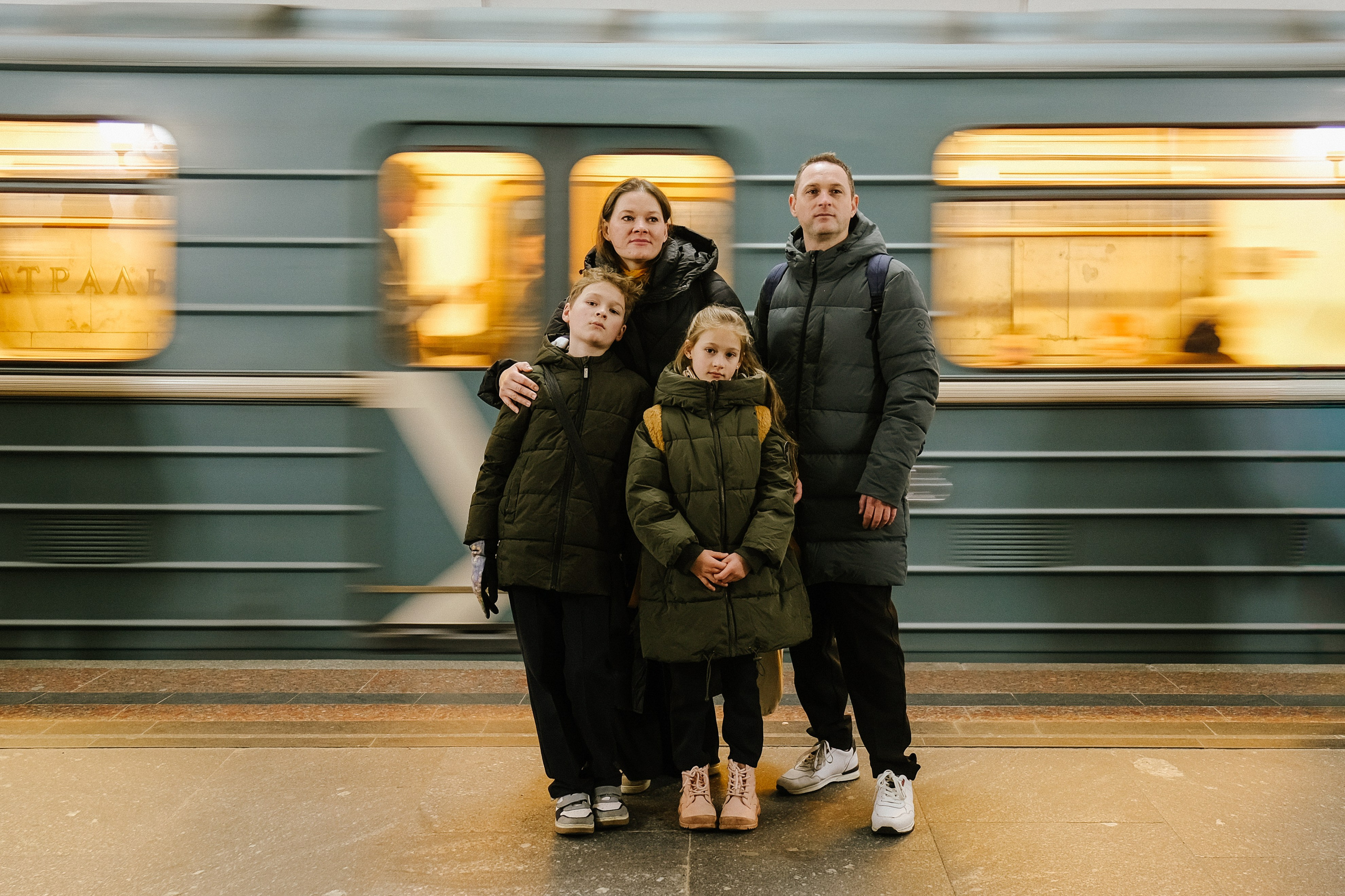 Галя и её семья. Фотограф в Москве