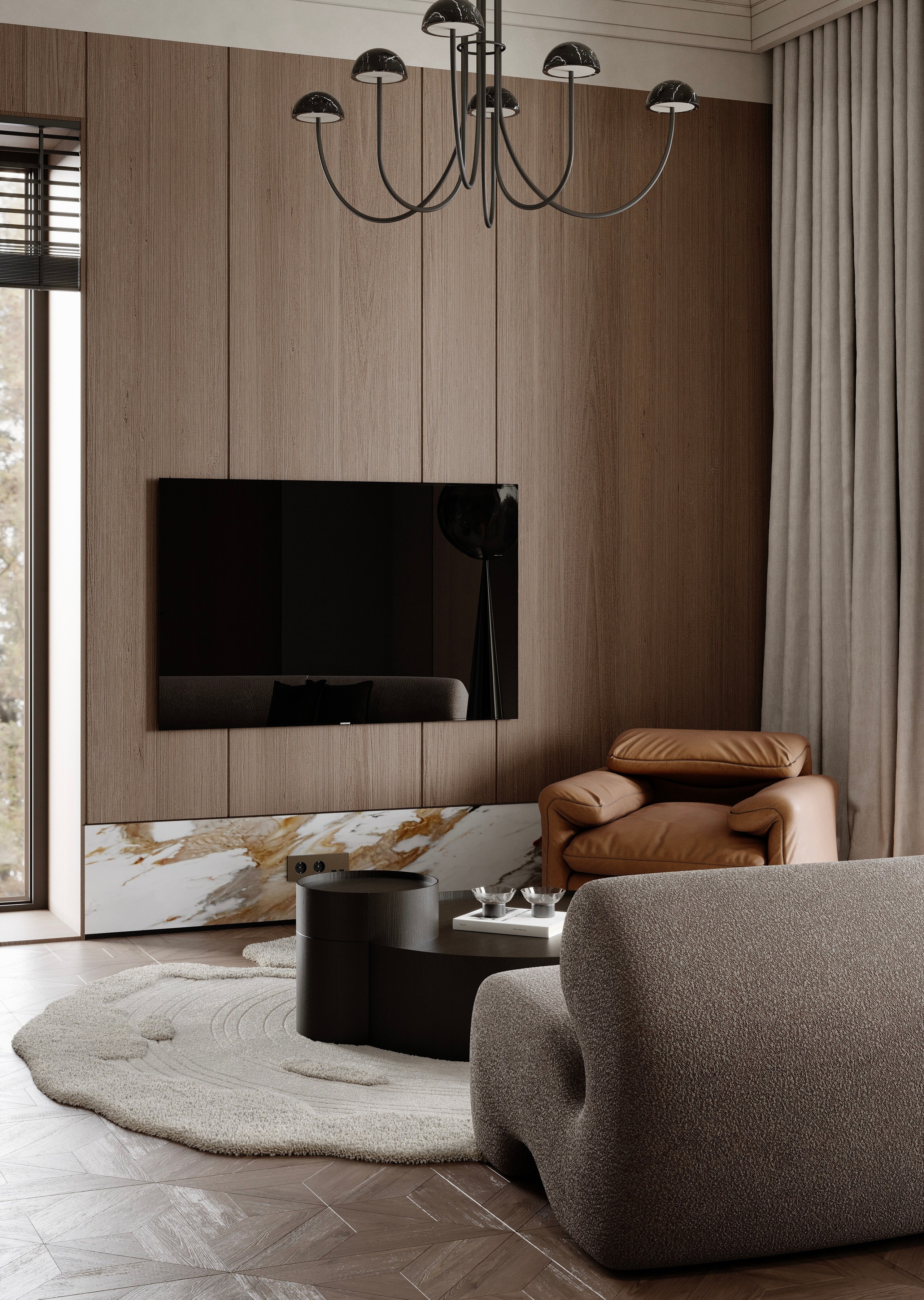 Living room | CASA_TREDISI. Середа Юлия | 3D-визуализатор жилых и коммерческих интерьеров