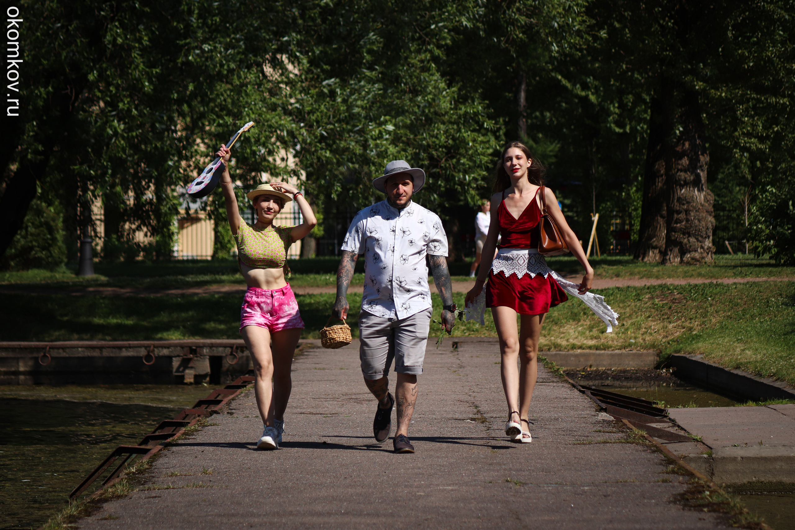 Показ образов на пирсе Московского парка Победы. Ивентный фотограф в Санкт-Петербурге Олег Комков
