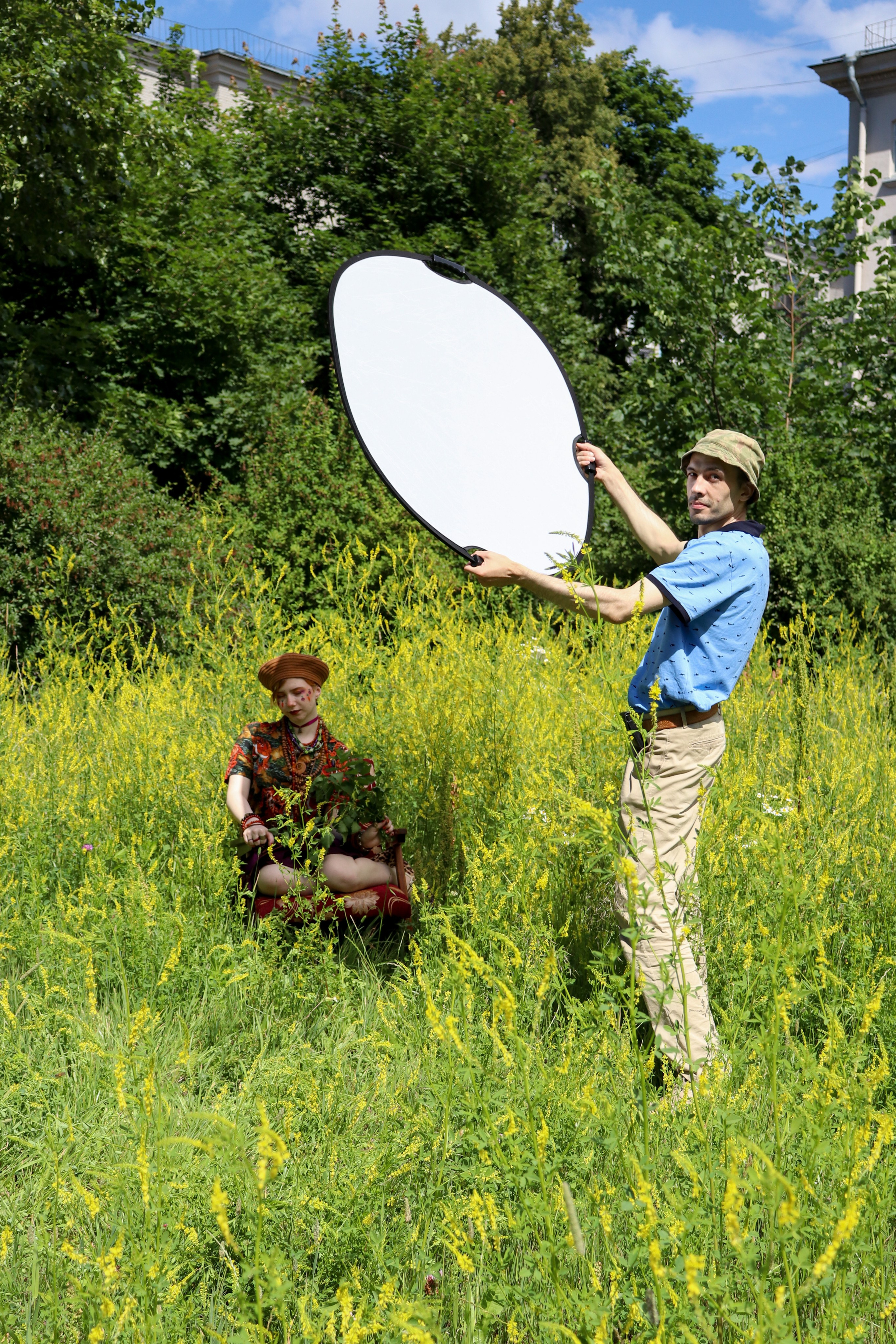 Модная съёмка во дворе. Ивентный фотограф в Санкт-Петербурге Олег Комков