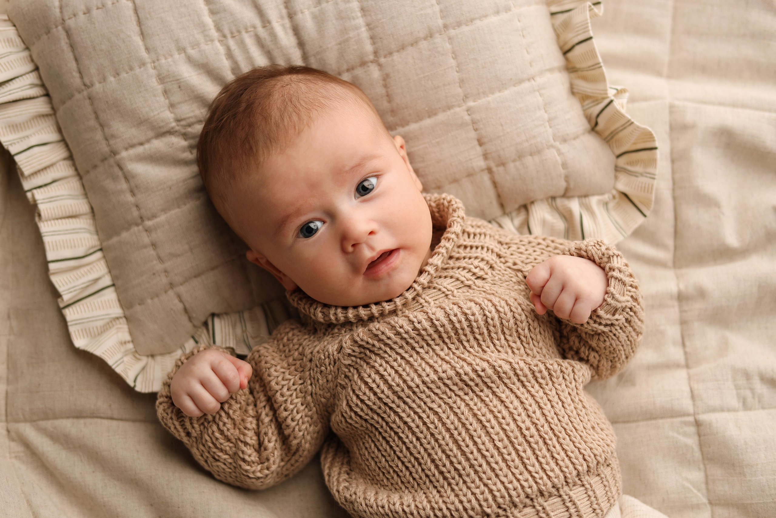 Ньюборн съемка мальчика Левы, 3 месяца. Фотограф новорожденных Москва. Ньюборн фотограф Москва