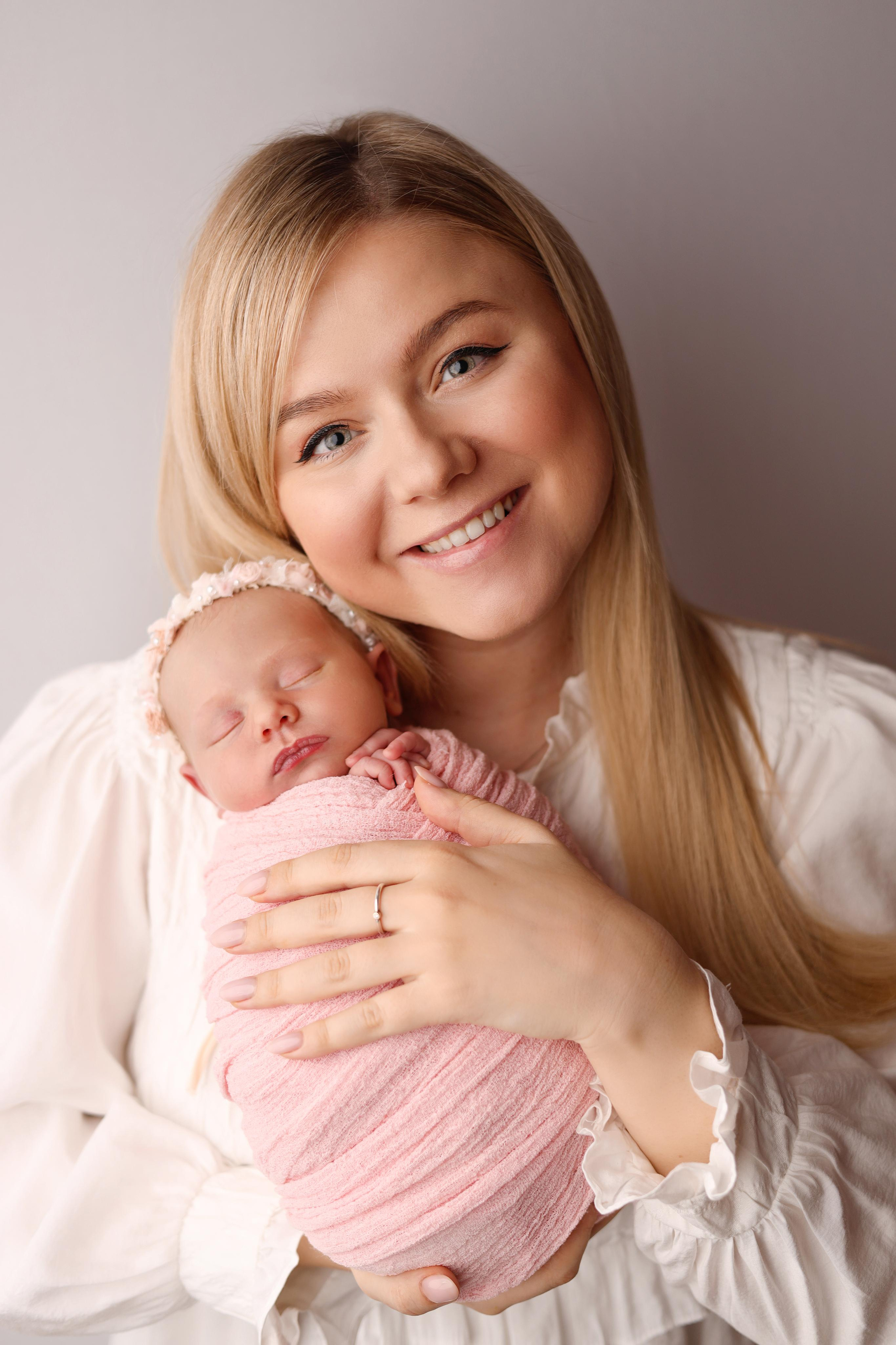 Ньюборн съемка Таисии. Фотограф новорожденных Москва. Ньюборн фотограф Москва