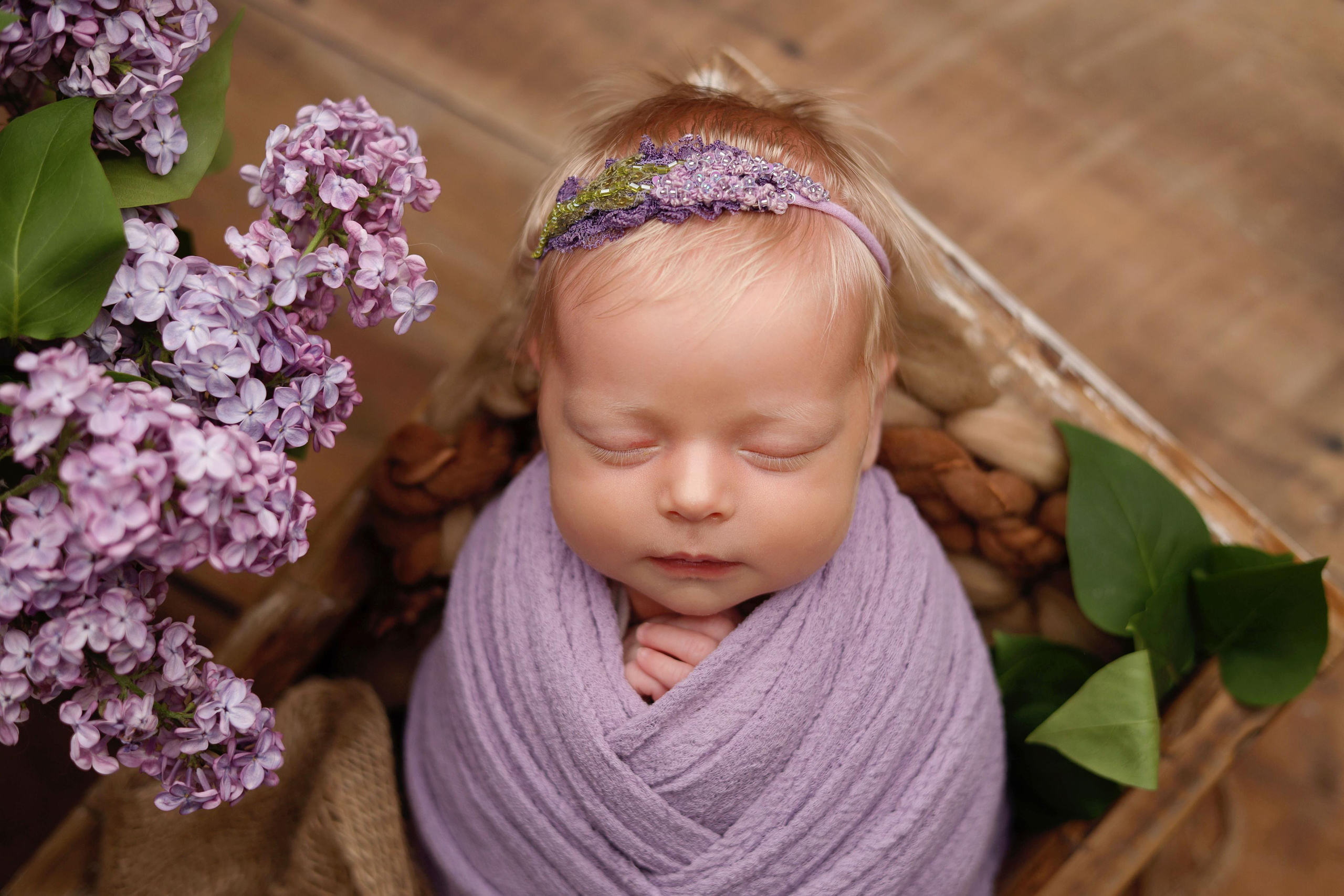 Фотосъемка новорожденной девочки Вероники. Фотограф новорожденных Москва. Ньюборн фотограф Москва