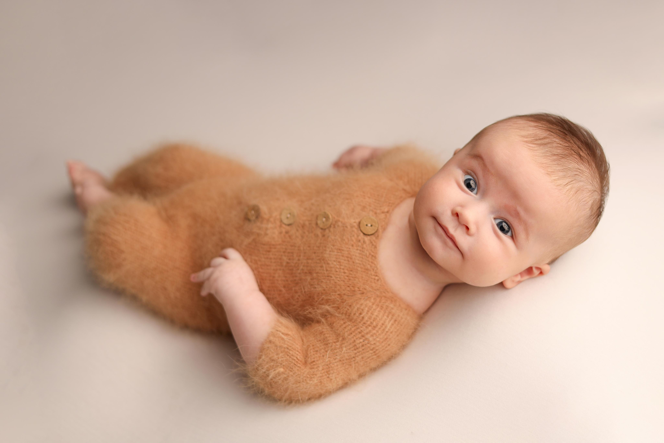 Ньюборн съемка мальчика Левы, 3 месяца. Фотограф новорожденных Москва. Ньюборн фотограф Москва