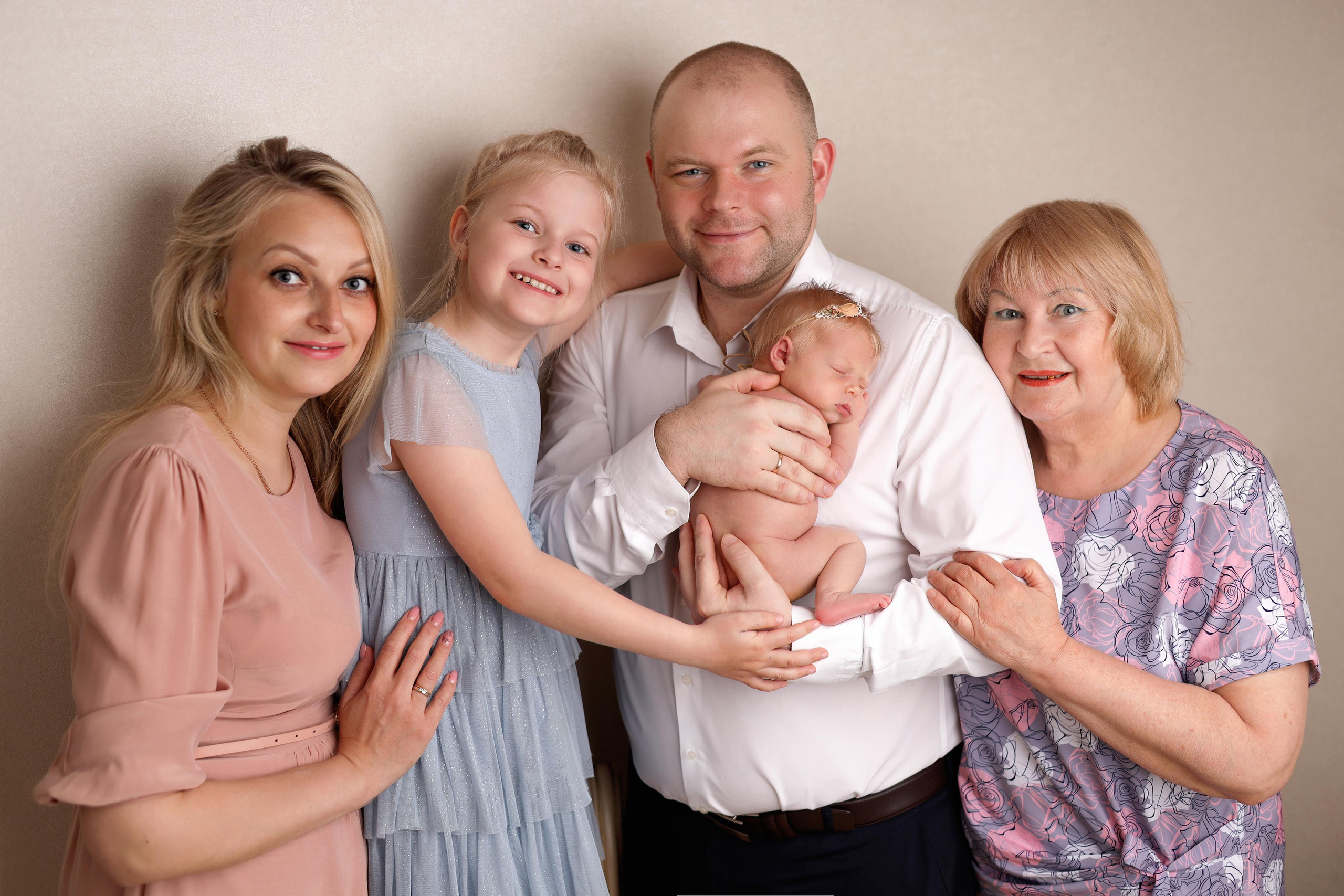 Фотосъемка новорожденной девочки Вероники. Фотограф новорожденных Москва. Ньюборн фотограф Москва