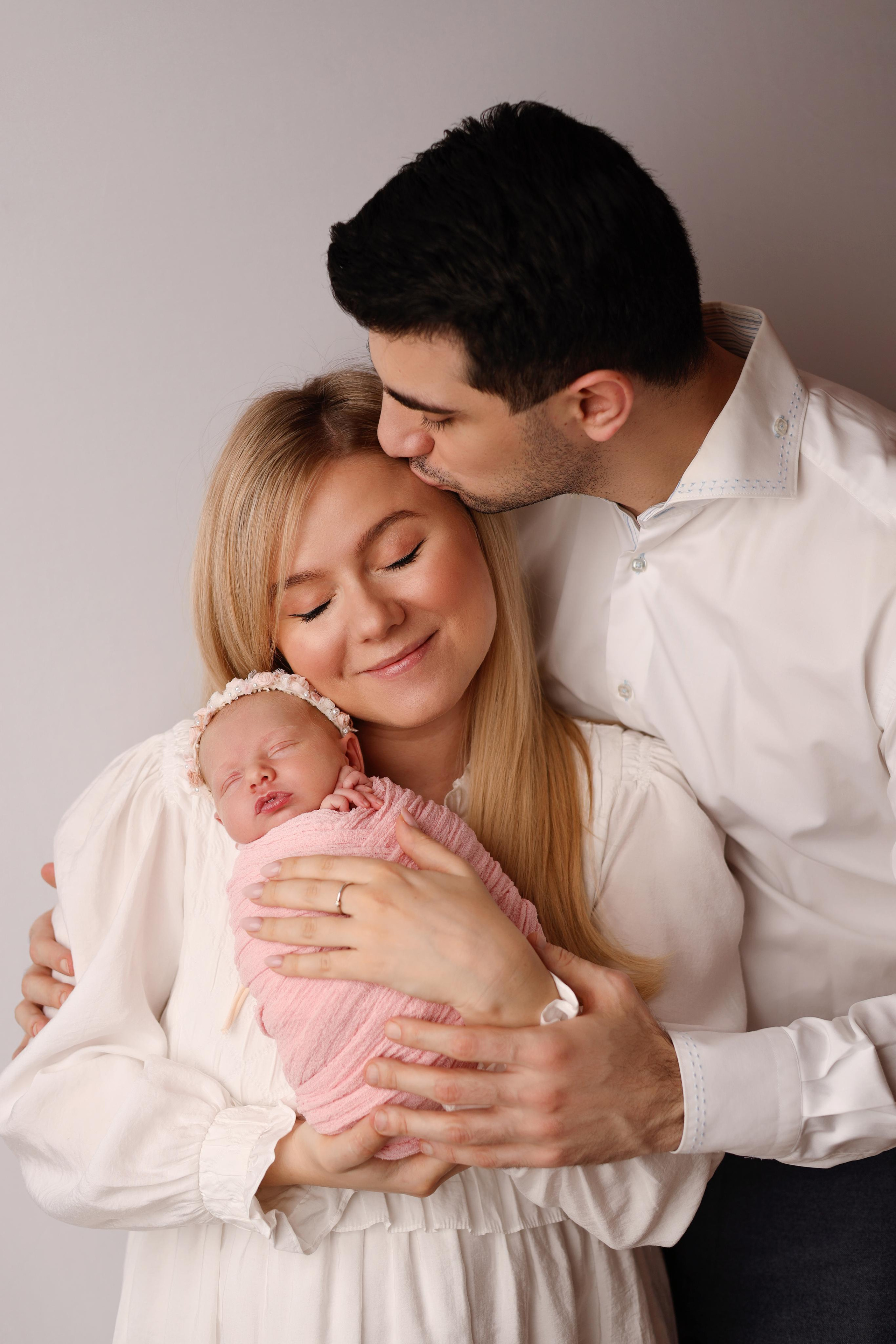 Ньюборн съемка Таисии. Фотограф новорожденных Москва. Ньюборн фотограф Москва