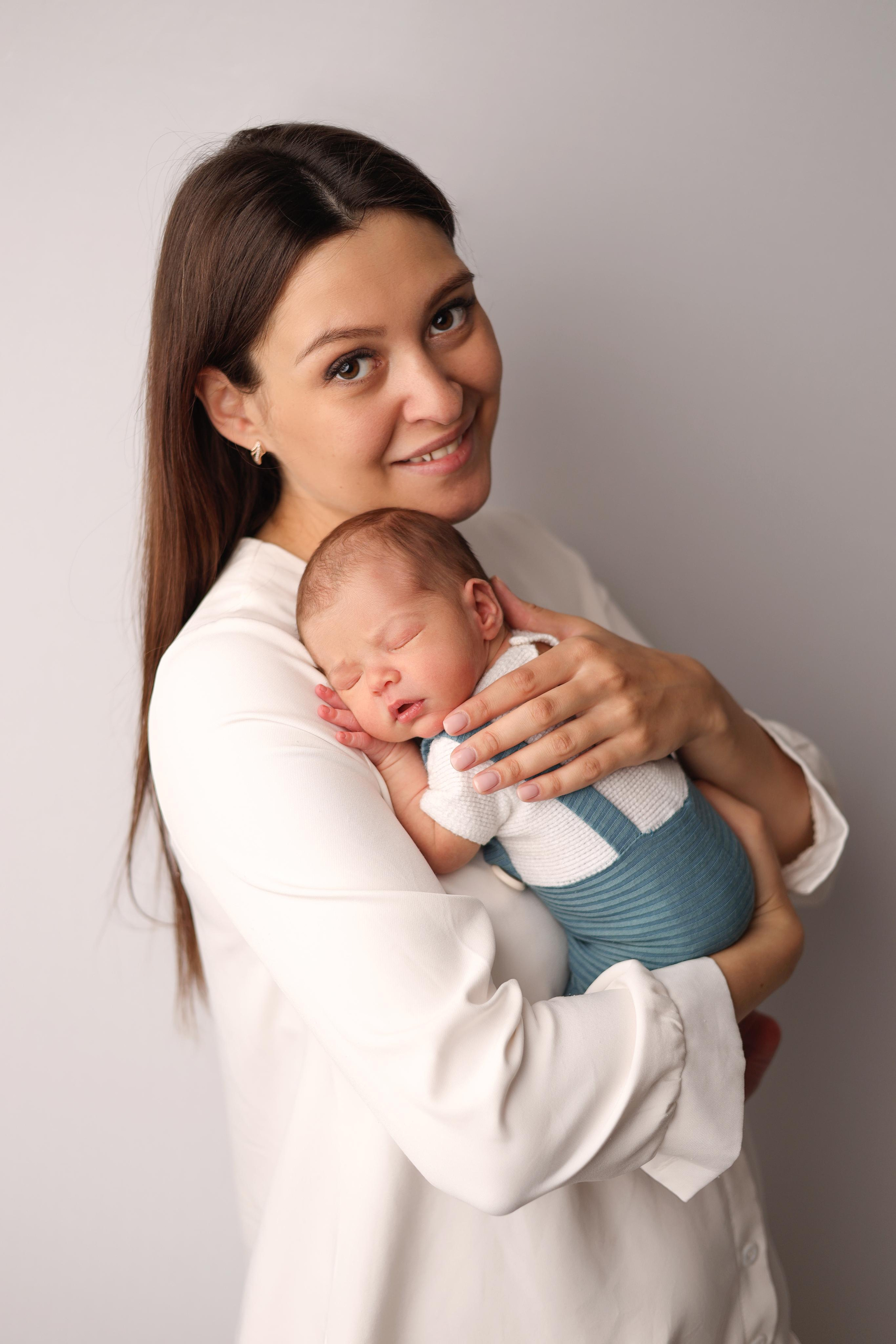 Ньюборн фотосессия Мишеньки. Фотограф новорожденных Москва. Ньюборн фотограф Москва