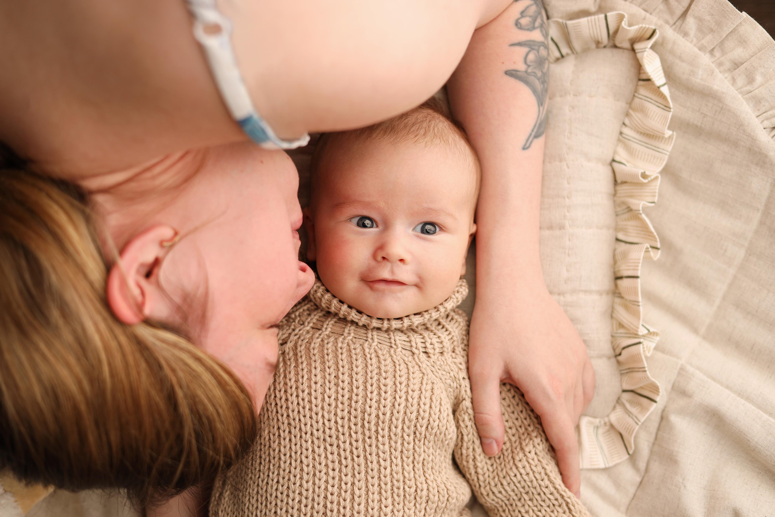 Ньюборн съемка мальчика Левы, 3 месяца. Фотограф новорожденных Москва. Ньюборн фотограф Москва