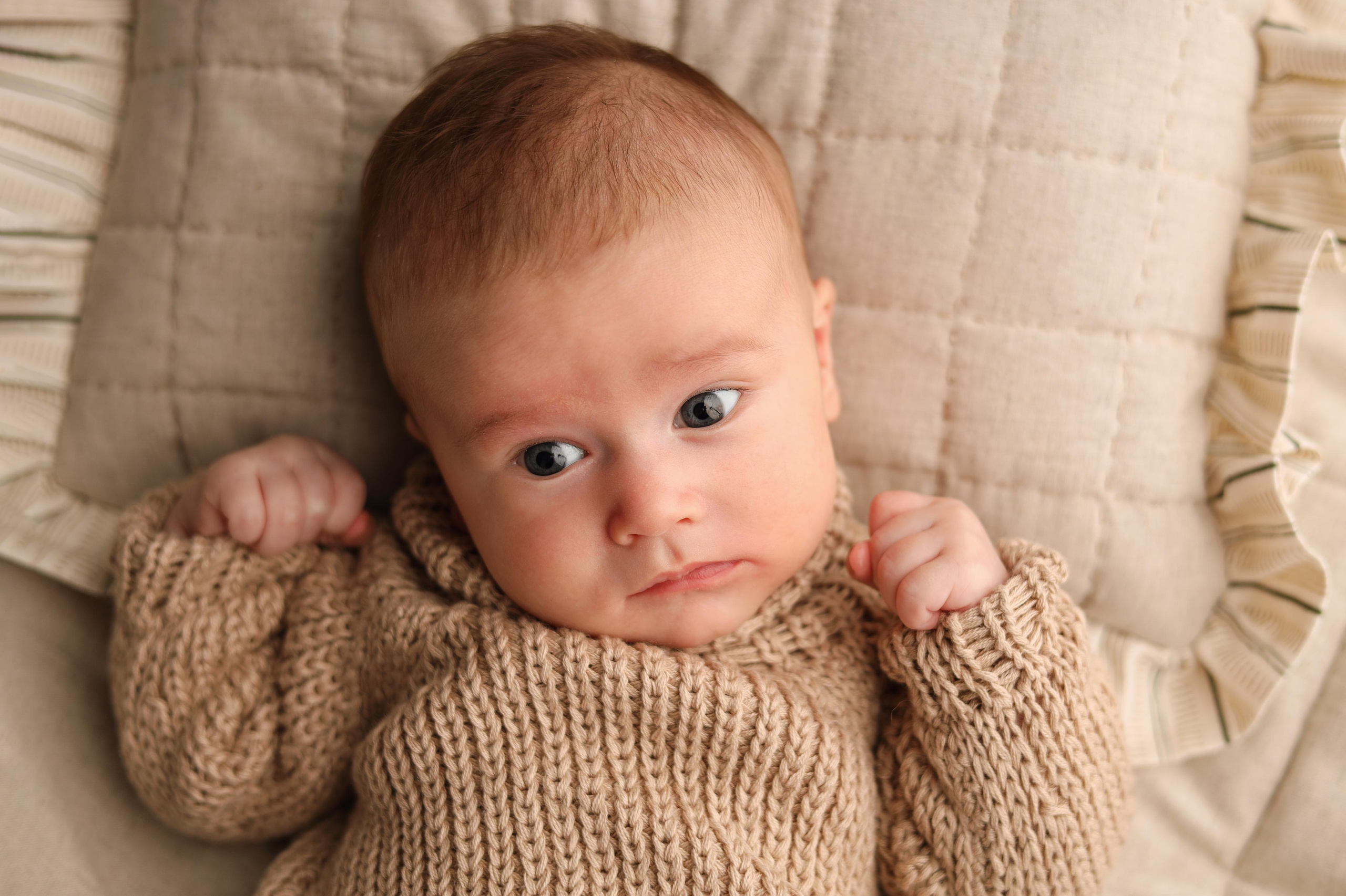 Ньюборн съемка мальчика Левы, 3 месяца. Фотограф новорожденных Москва. Ньюборн фотограф Москва