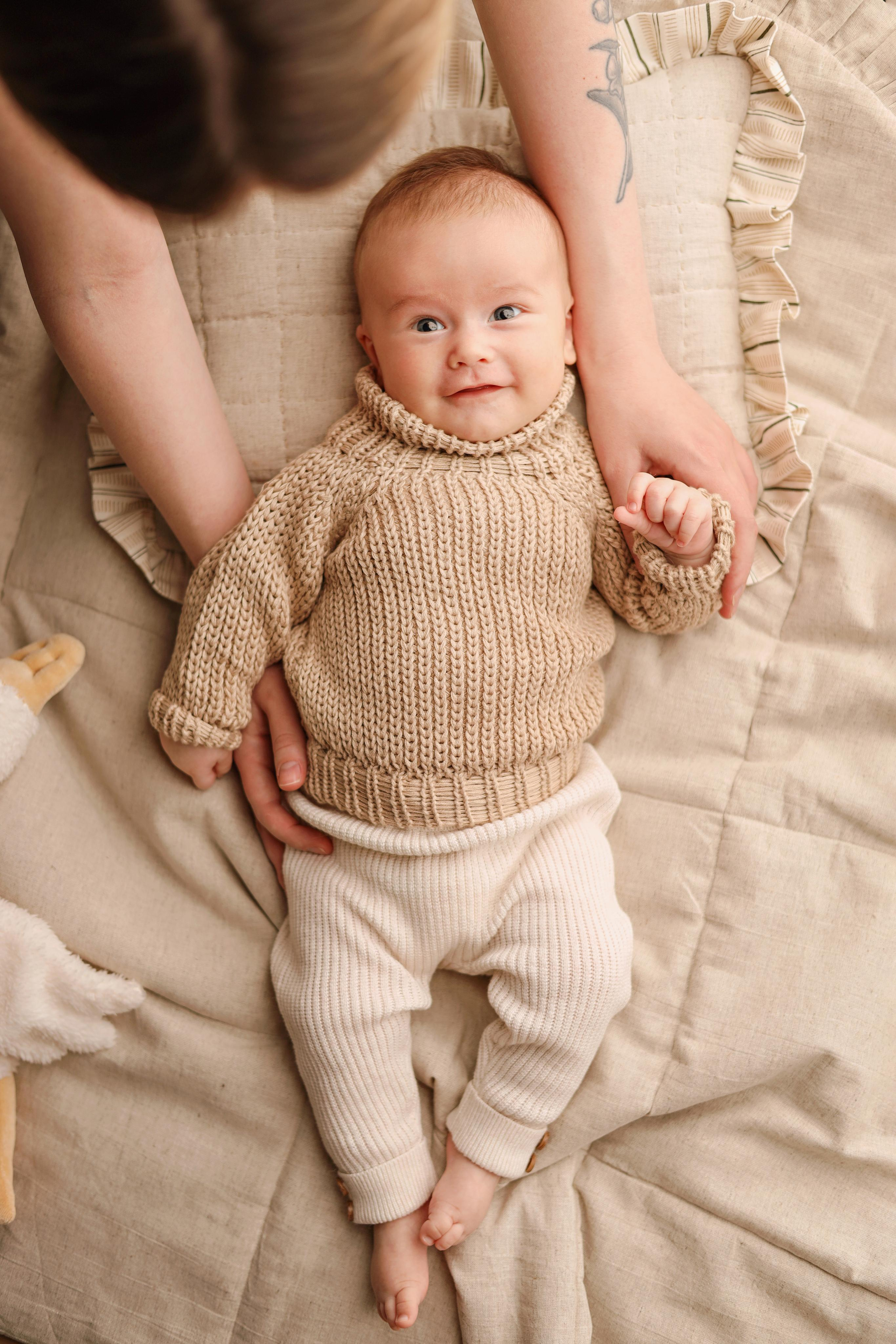 Ньюборн съемка мальчика Левы, 3 месяца. Фотограф новорожденных Москва. Ньюборн фотограф Москва