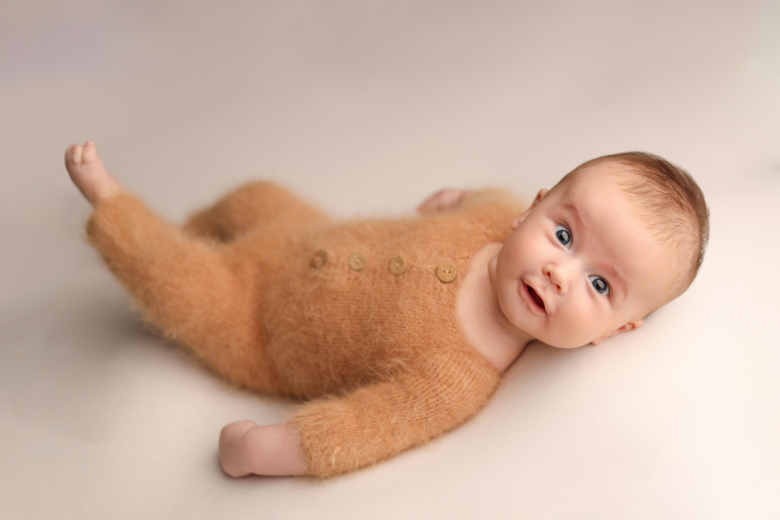 Ньюборн съемка мальчика Левы, 3 месяца. Фотограф новорожденных Москва. Ньюборн фотограф Москва