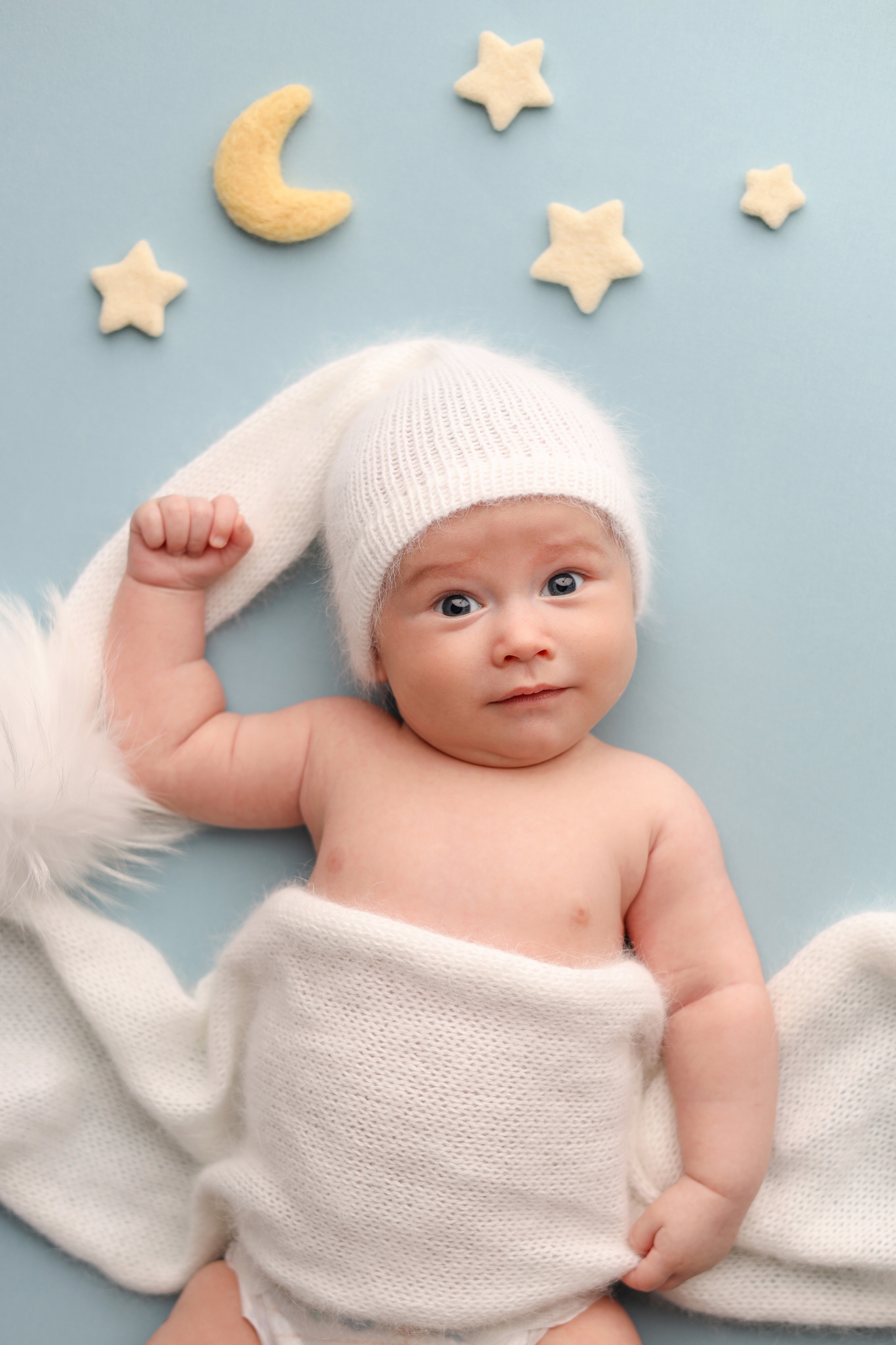 Ньюборн съемка мальчика Левы, 3 месяца. Фотограф новорожденных Москва. Ньюборн фотограф Москва