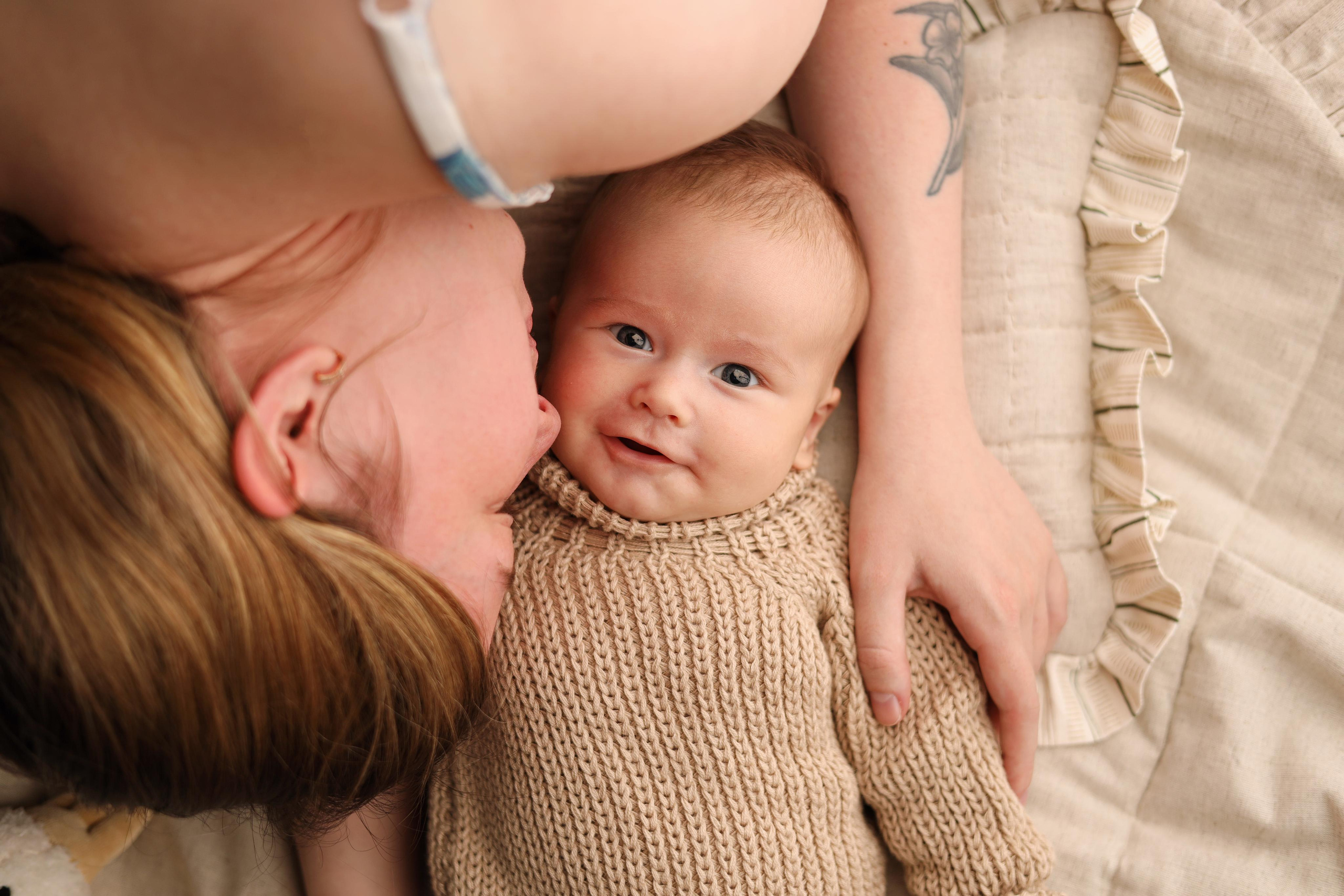 Ньюборн съемка мальчика Левы, 3 месяца. Фотограф новорожденных Москва. Ньюборн фотограф Москва