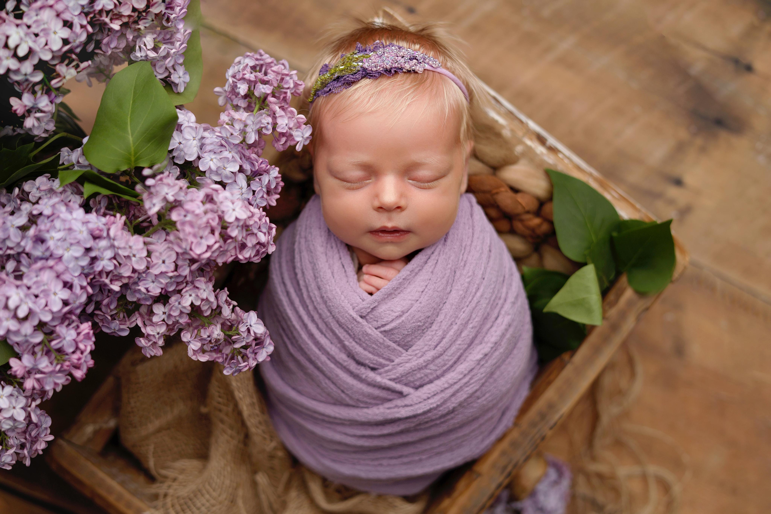 Фотосъемка новорожденной девочки Вероники. Фотограф новорожденных Москва. Ньюборн фотограф Москва