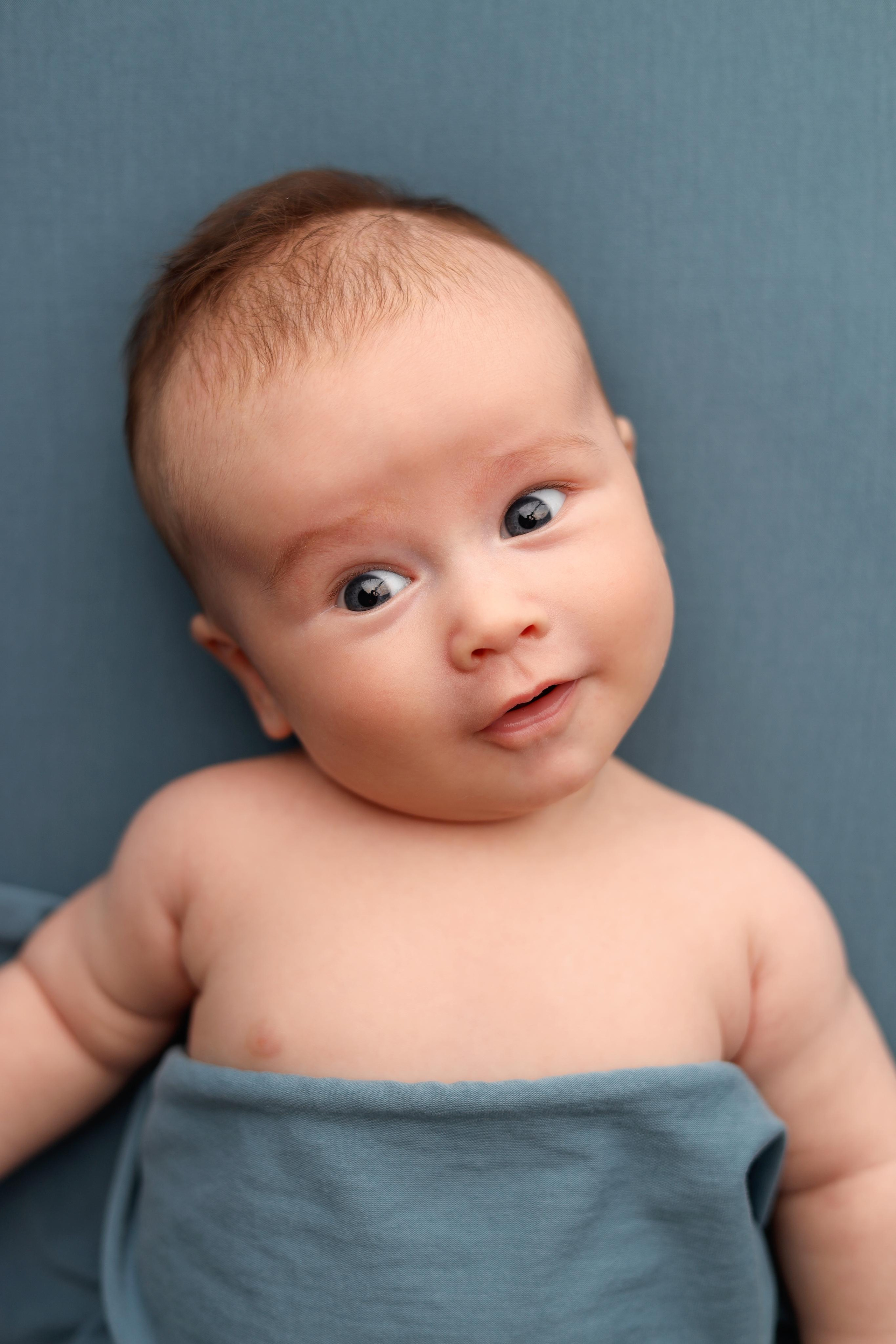 Ньюборн съемка мальчика Левы, 3 месяца. Фотограф новорожденных Москва. Ньюборн фотограф Москва