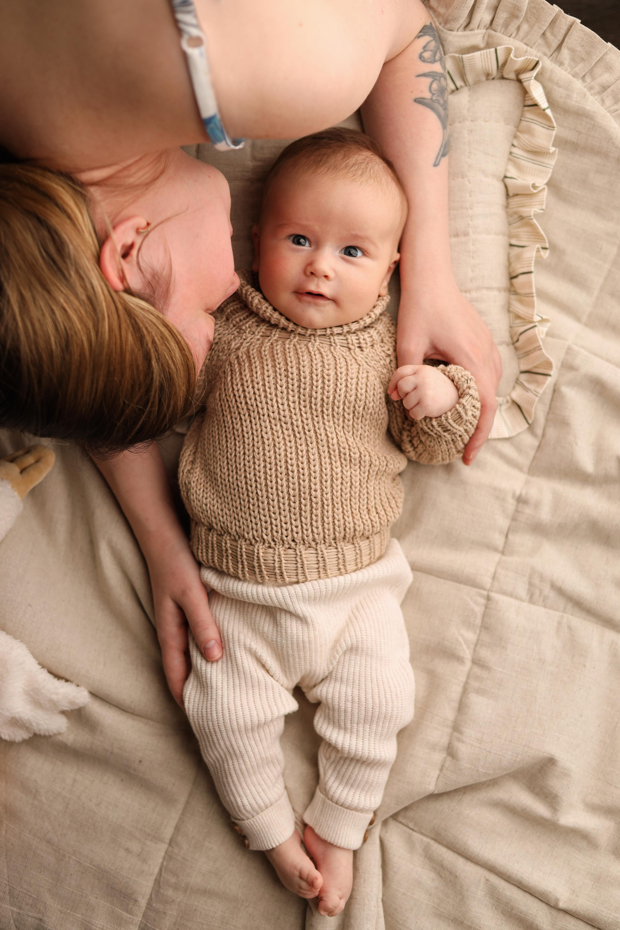 Ньюборн съемка мальчика Левы, 3 месяца. Фотограф новорожденных Москва. Ньюборн фотограф Москва