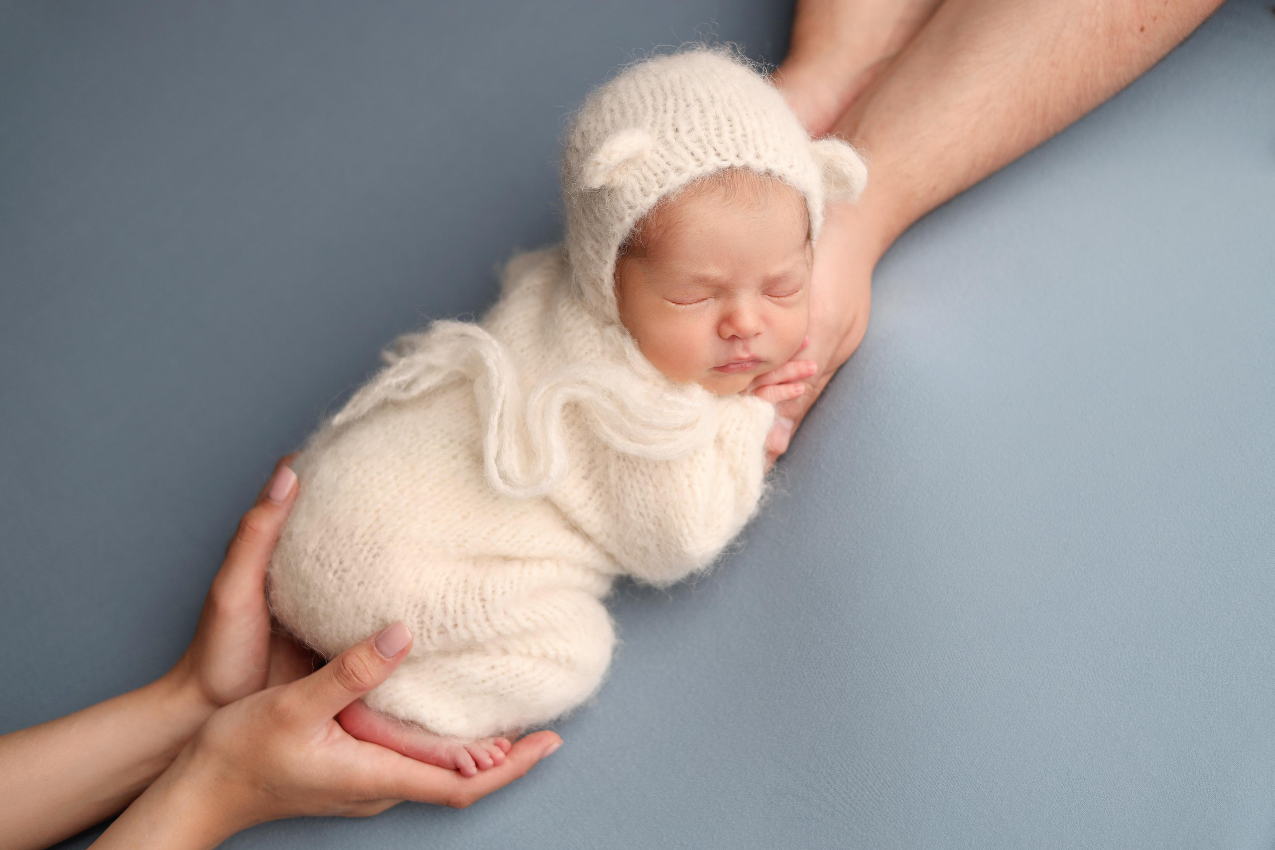 Ньюборн фотосессия Мишеньки. Фотограф новорожденных Москва. Ньюборн фотограф Москва