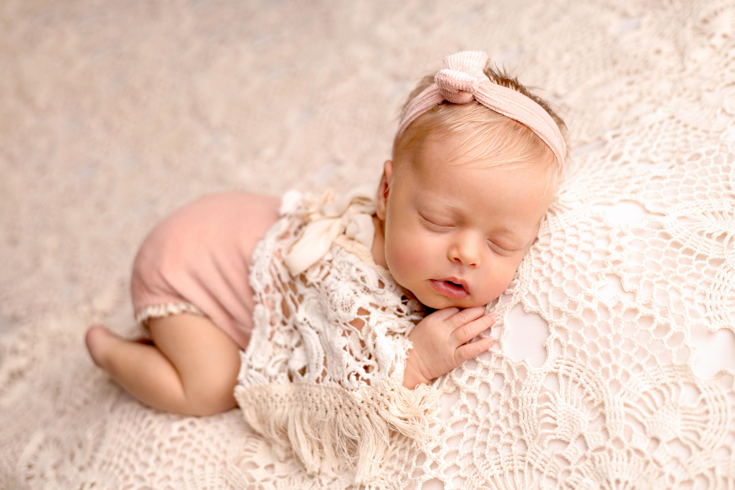 Фотосъемка новорожденной девочки Вероники. Фотограф новорожденных Москва. Ньюборн фотограф Москва