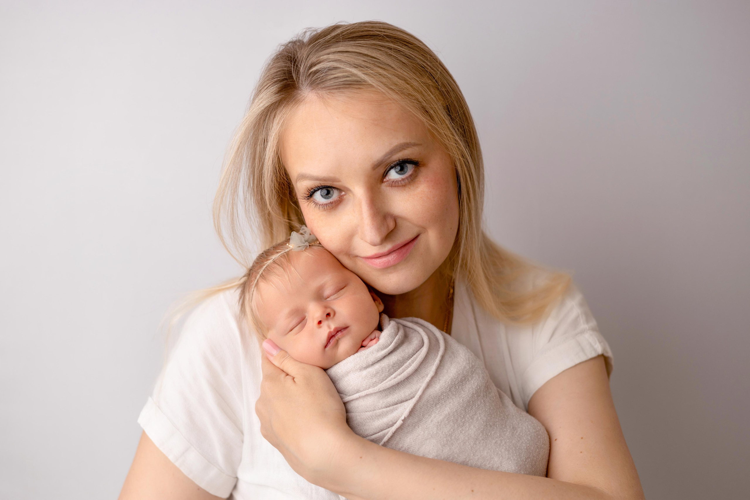 Фотосъемка новорожденной девочки Вероники. Фотограф новорожденных Москва. Ньюборн фотограф Москва