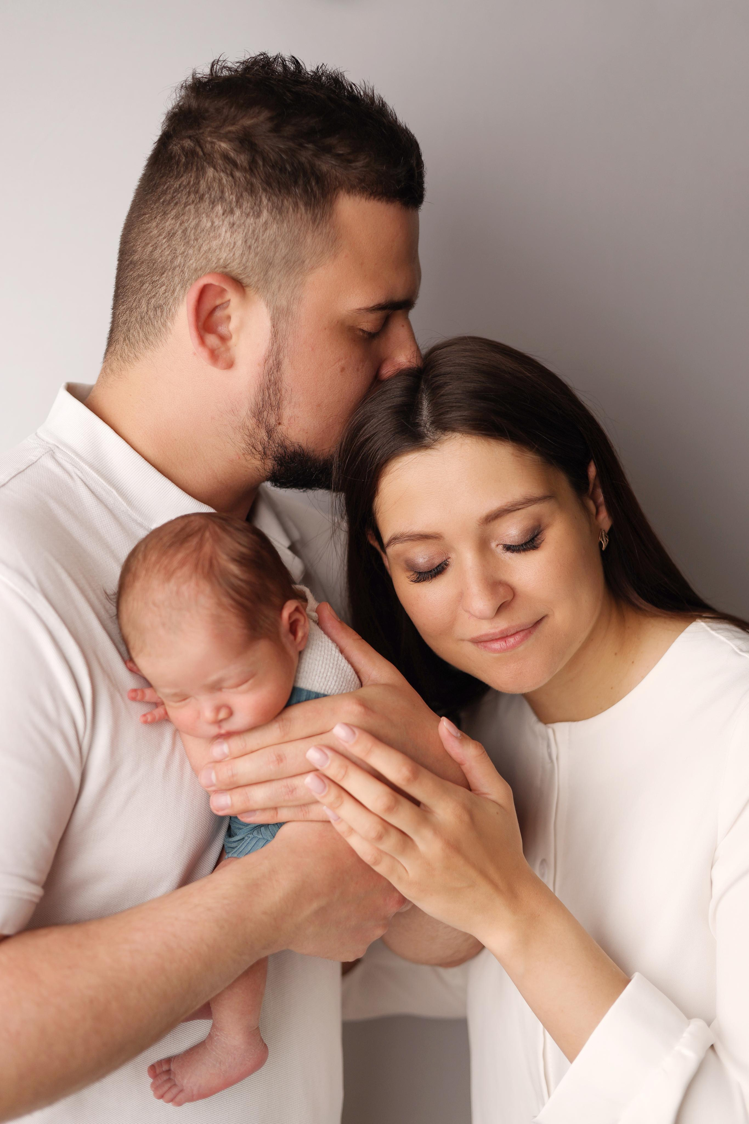 Ньюборн фотосессия Мишеньки. Фотограф новорожденных Москва. Ньюборн фотограф Москва