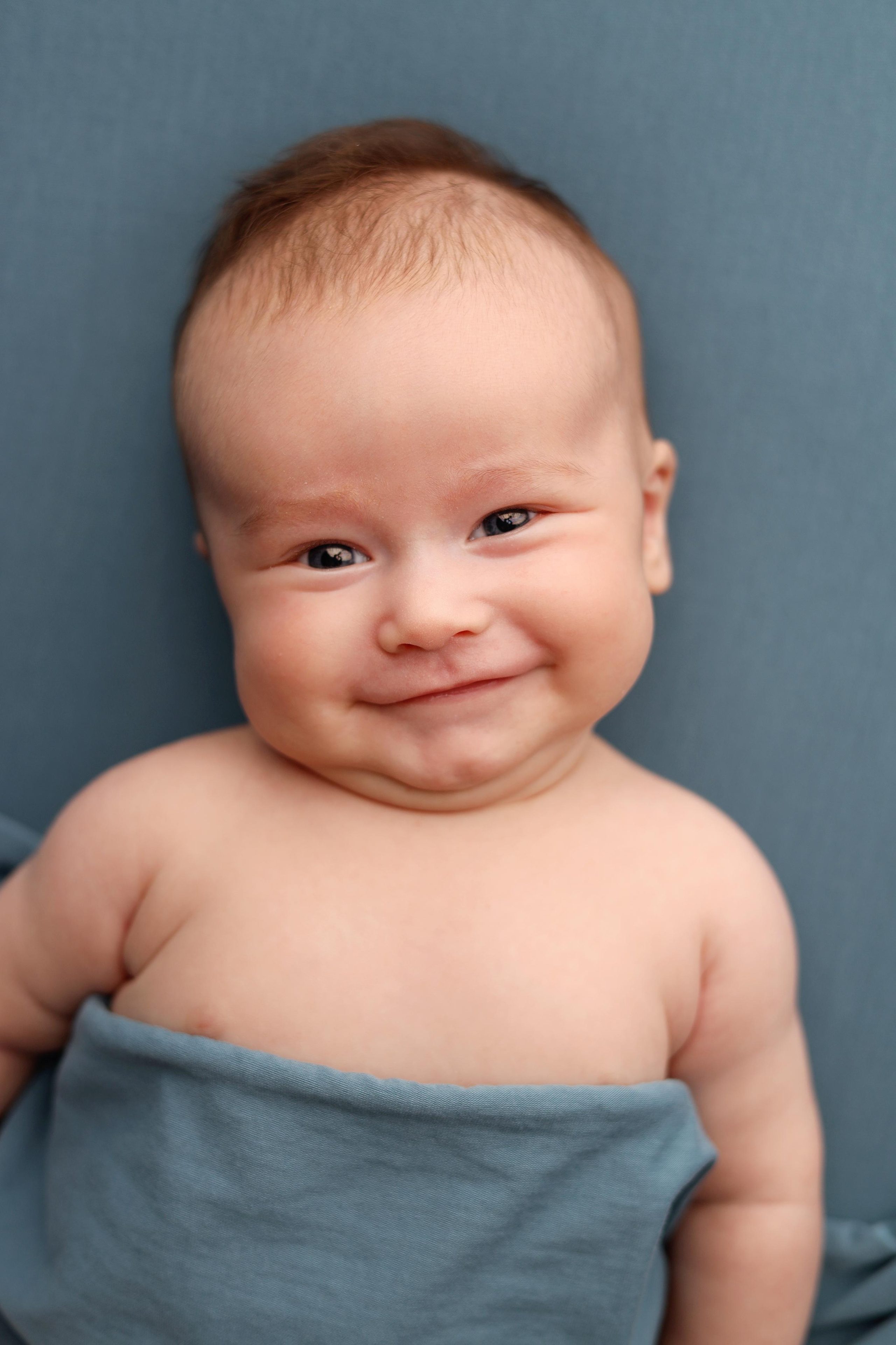 Ньюборн съемка мальчика Левы, 3 месяца. Фотограф новорожденных Москва. Ньюборн фотограф Москва