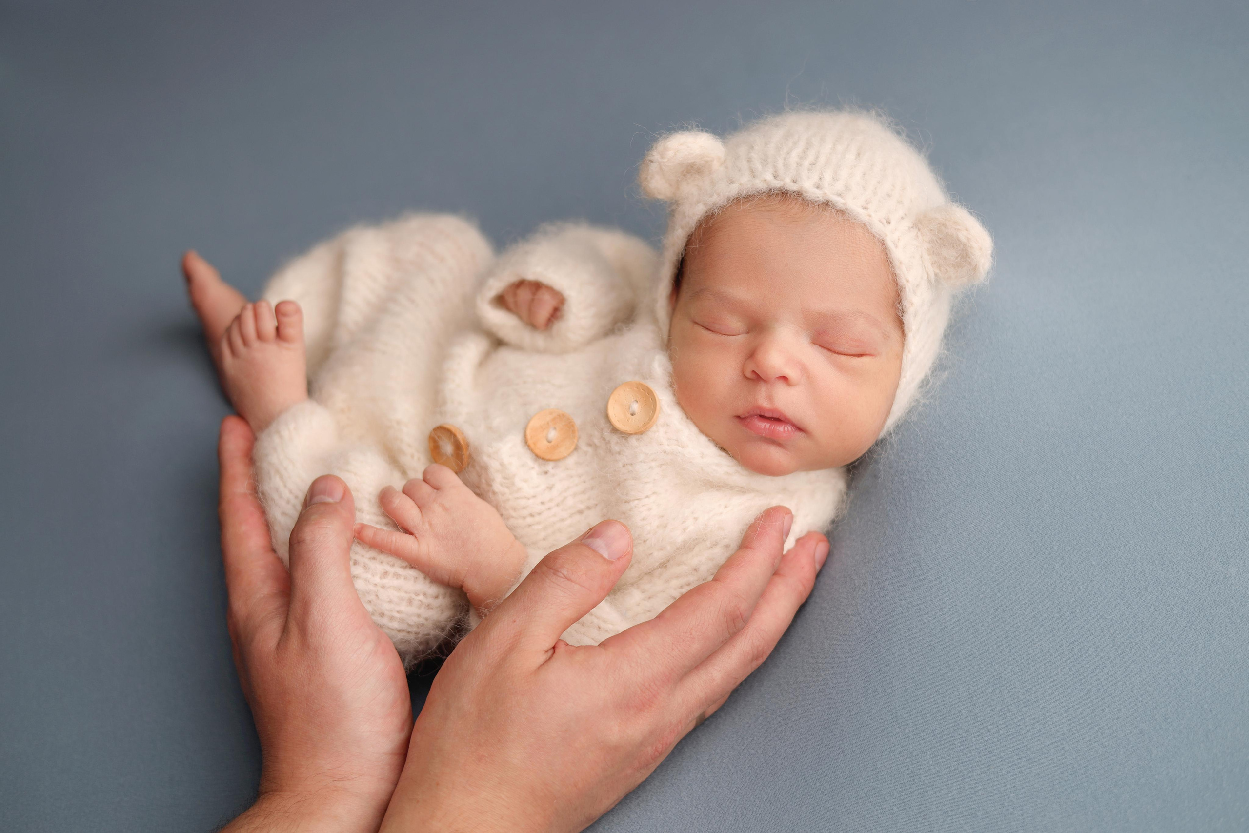 Ньюборн фотосессия Мишеньки. Фотограф новорожденных Москва. Ньюборн фотограф Москва
