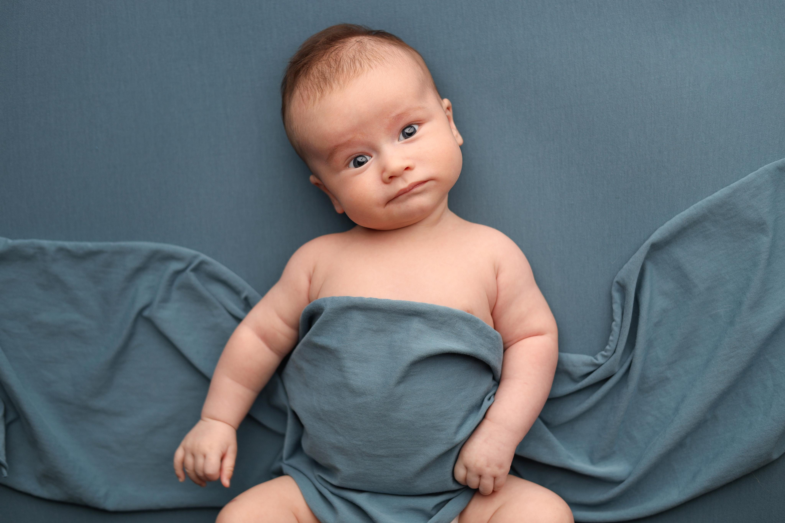 Ньюборн съемка мальчика Левы, 3 месяца. Фотограф новорожденных Москва. Ньюборн фотограф Москва