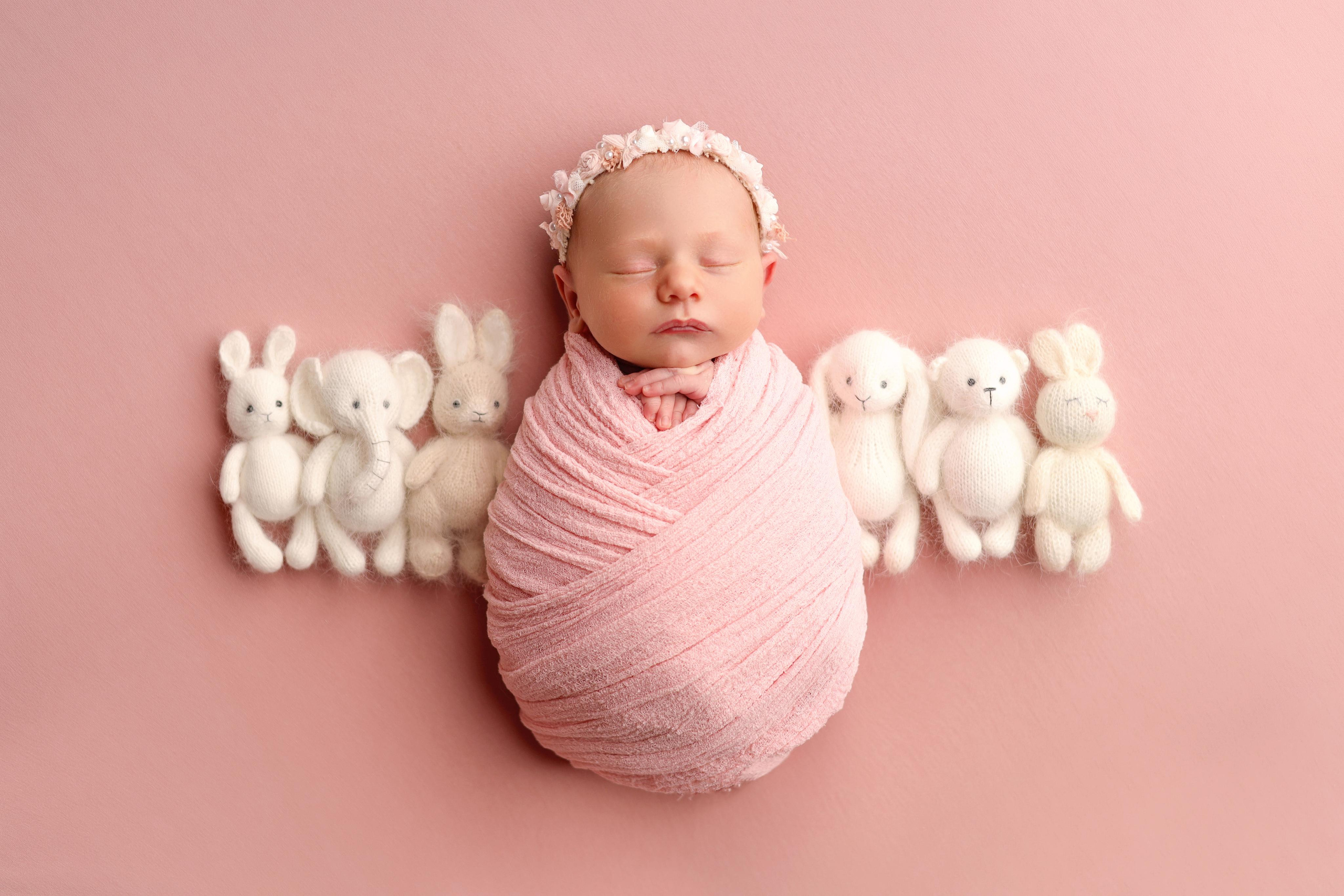 Ньюборн съемка Таисии. Фотограф новорожденных Москва. Ньюборн фотограф Москва