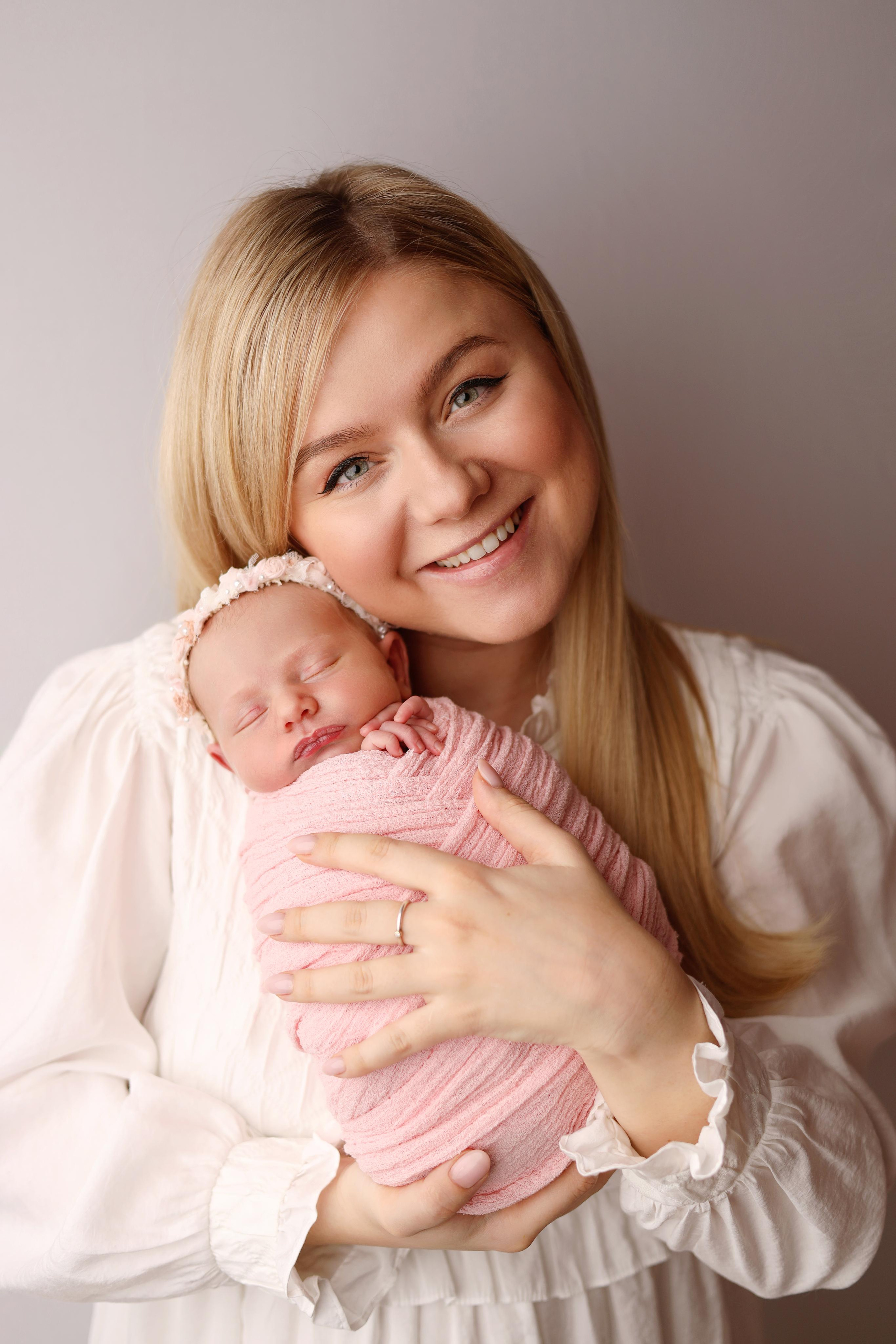 Ньюборн съемка Таисии. Фотограф новорожденных Москва. Ньюборн фотограф Москва