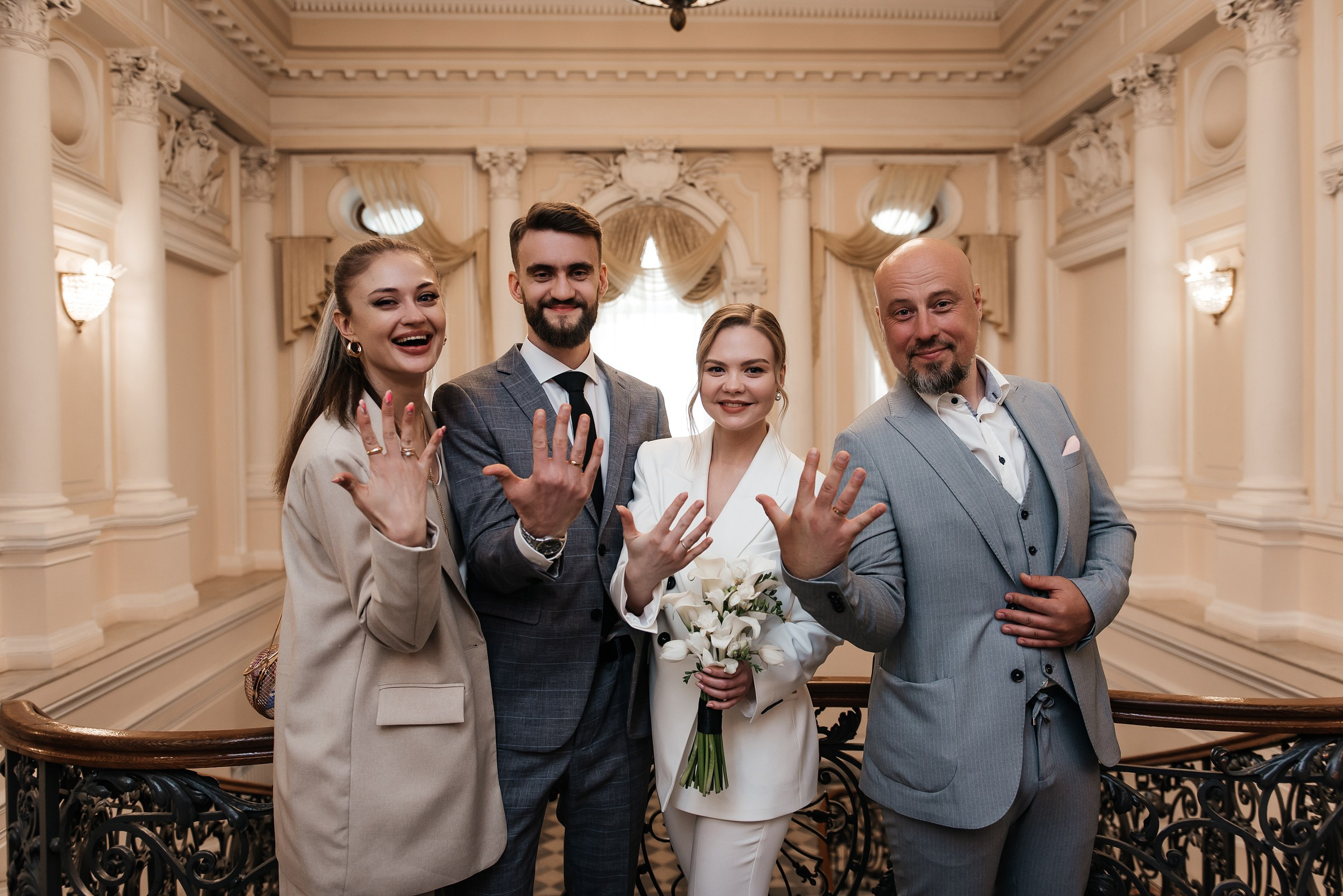 регистрация брака во Дворце Бракосочетания 2 на Фурштадской