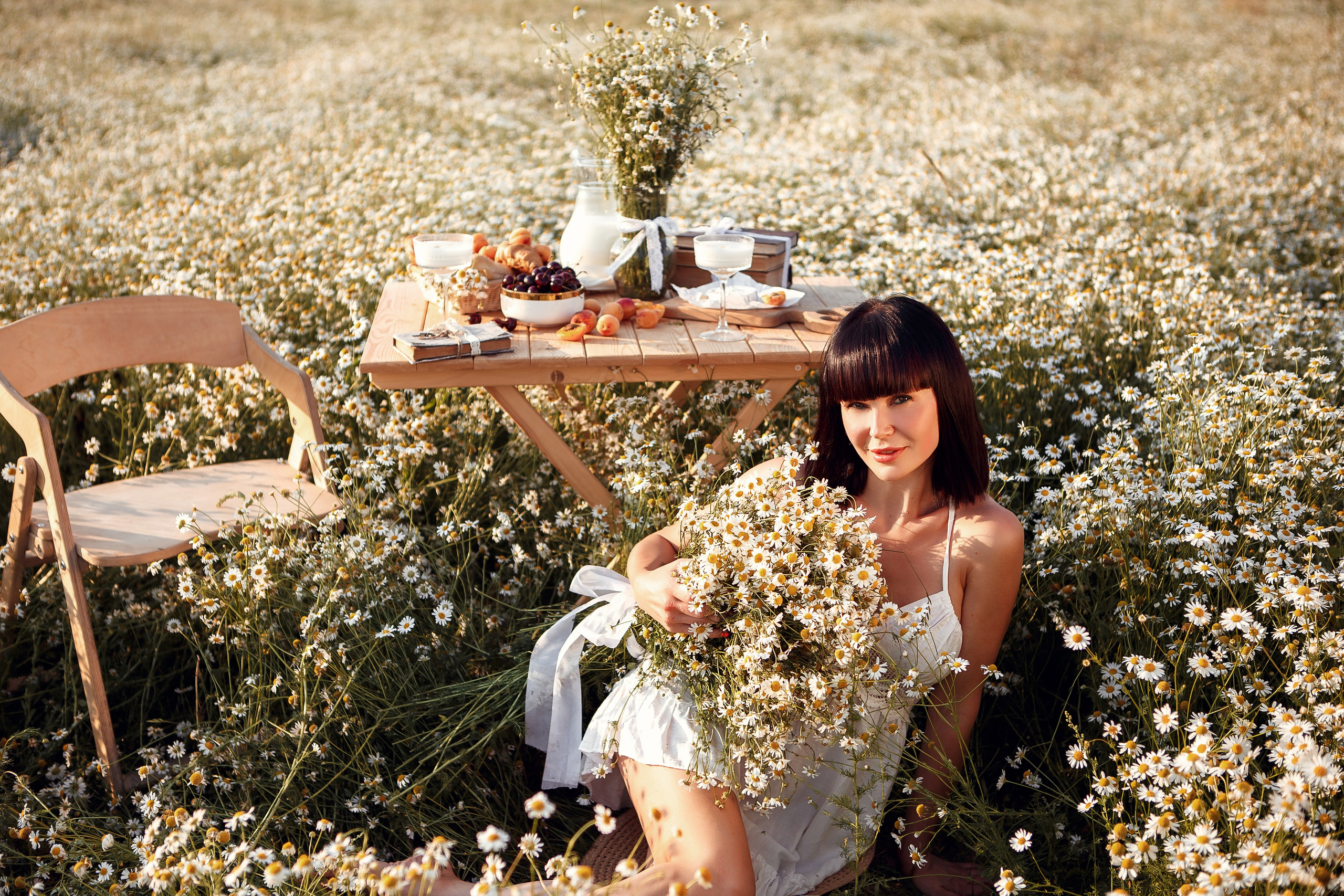 Завтрак в ромашках. Фотограф в Иваново и других городах Ирина Сметанкина
