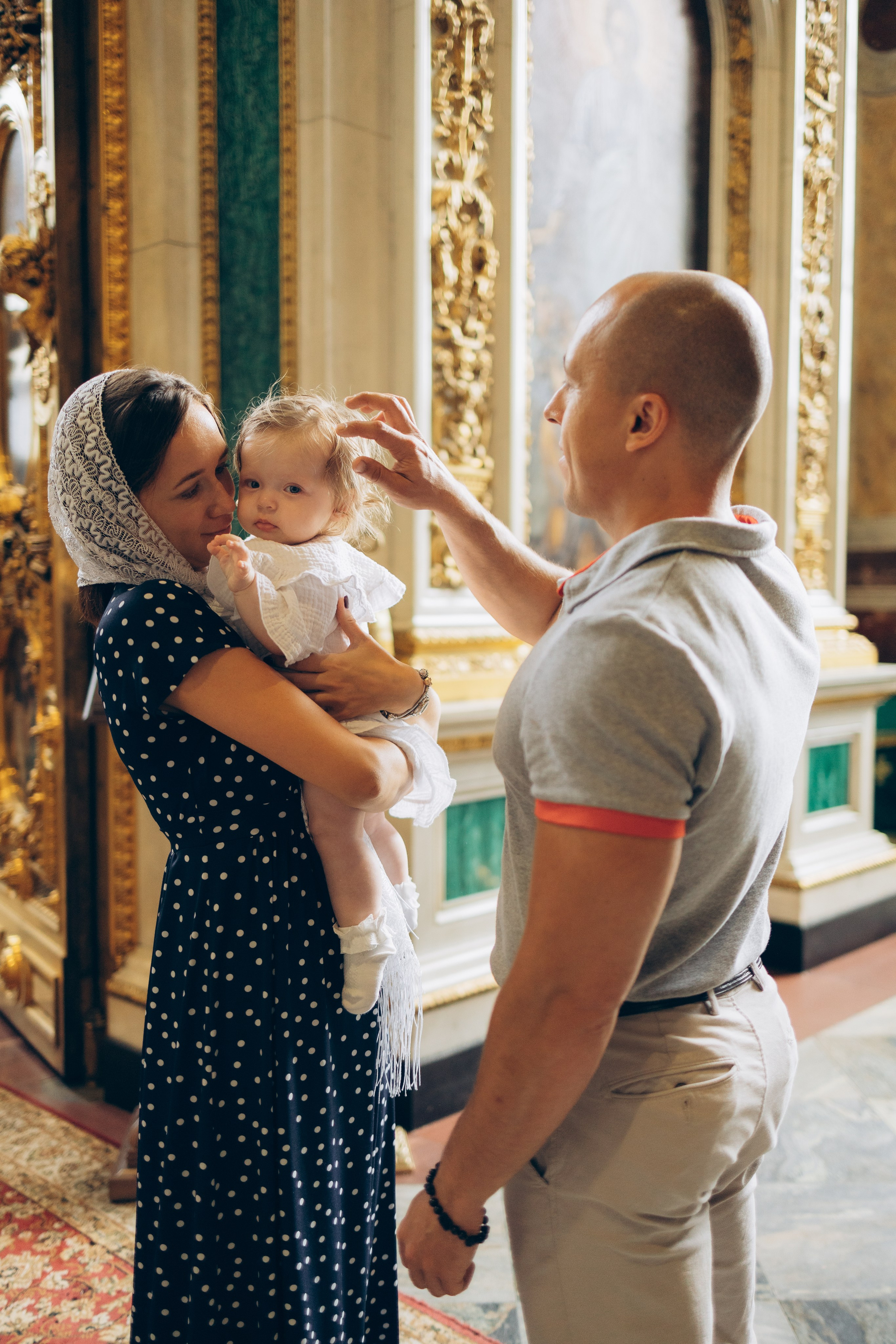 Крещение в Исаакие. Портретный фотограф в Санкт-Петербурге
