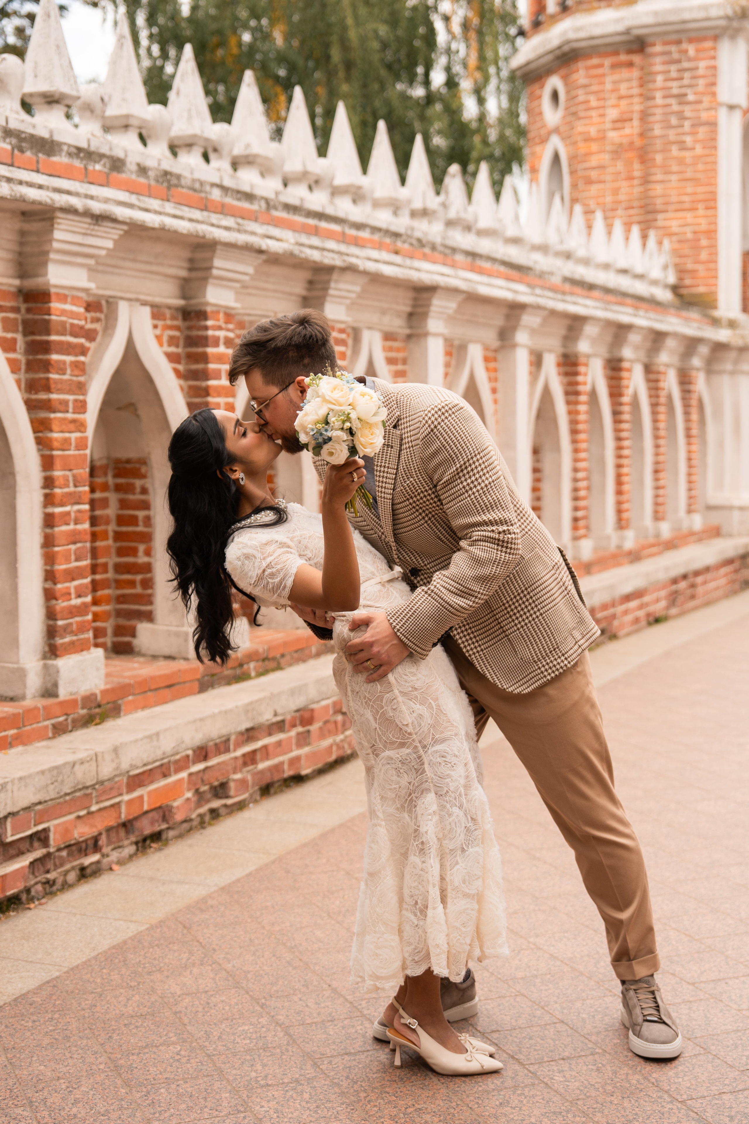 Максим и Харша, Царицыно. Свадебный фотограф в Москве Анна Полушина